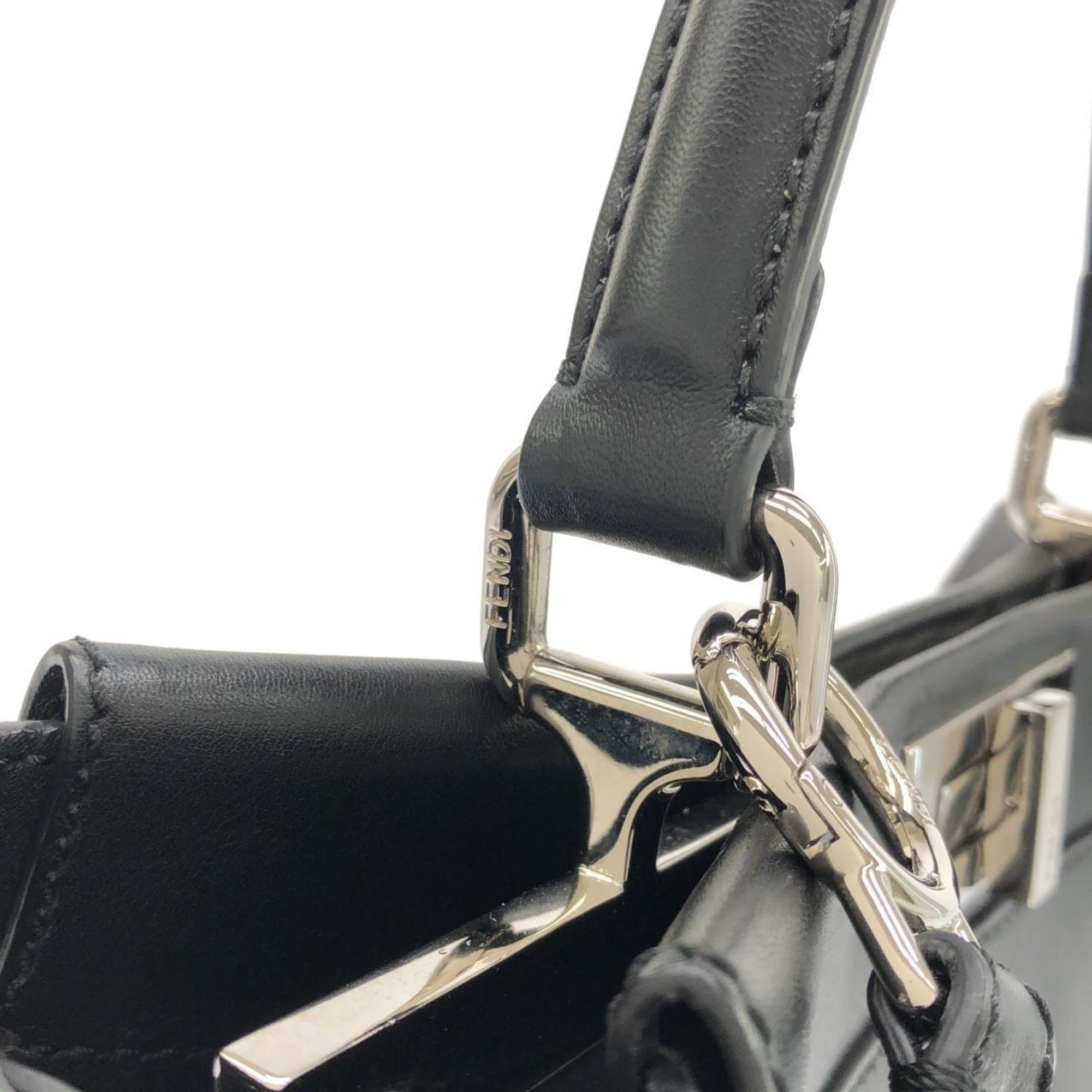 Fendi Black Leather Handbag (Pre-Owned)