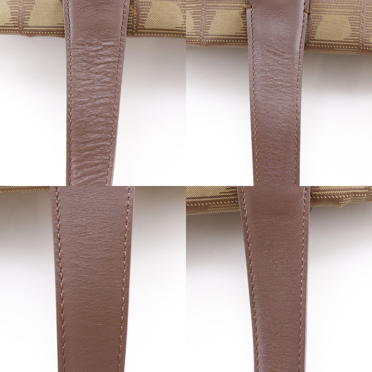 Chanel Khaki Nylon Canvas Tote Bag (Pre-Owned)