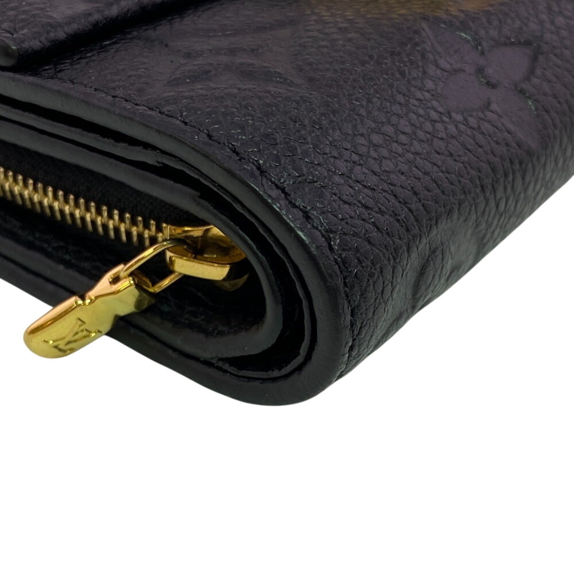 Louis Vuitton Black Monogram Empreinte Wallet (Tri-Fold) (Pre-Owned)