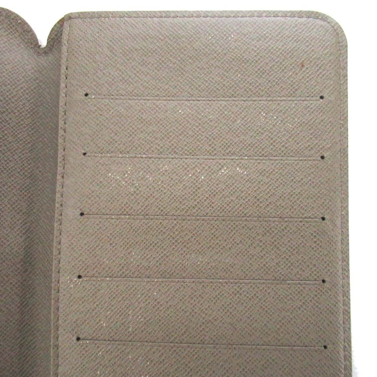 Louis Vuitton Khaki Leather Long Wallet (Bi-Fold) (Pre-Owned)