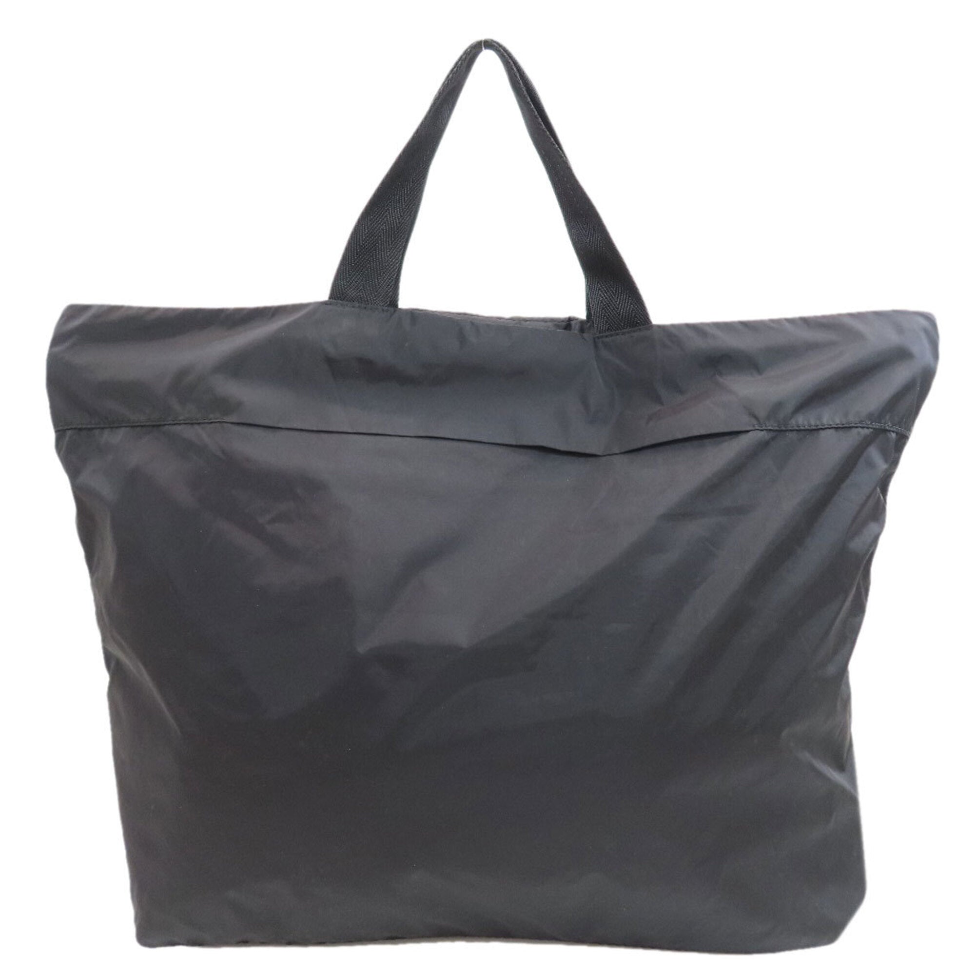 Prada Black Nylon Eco-Bag Handbag (Pre-Owned)