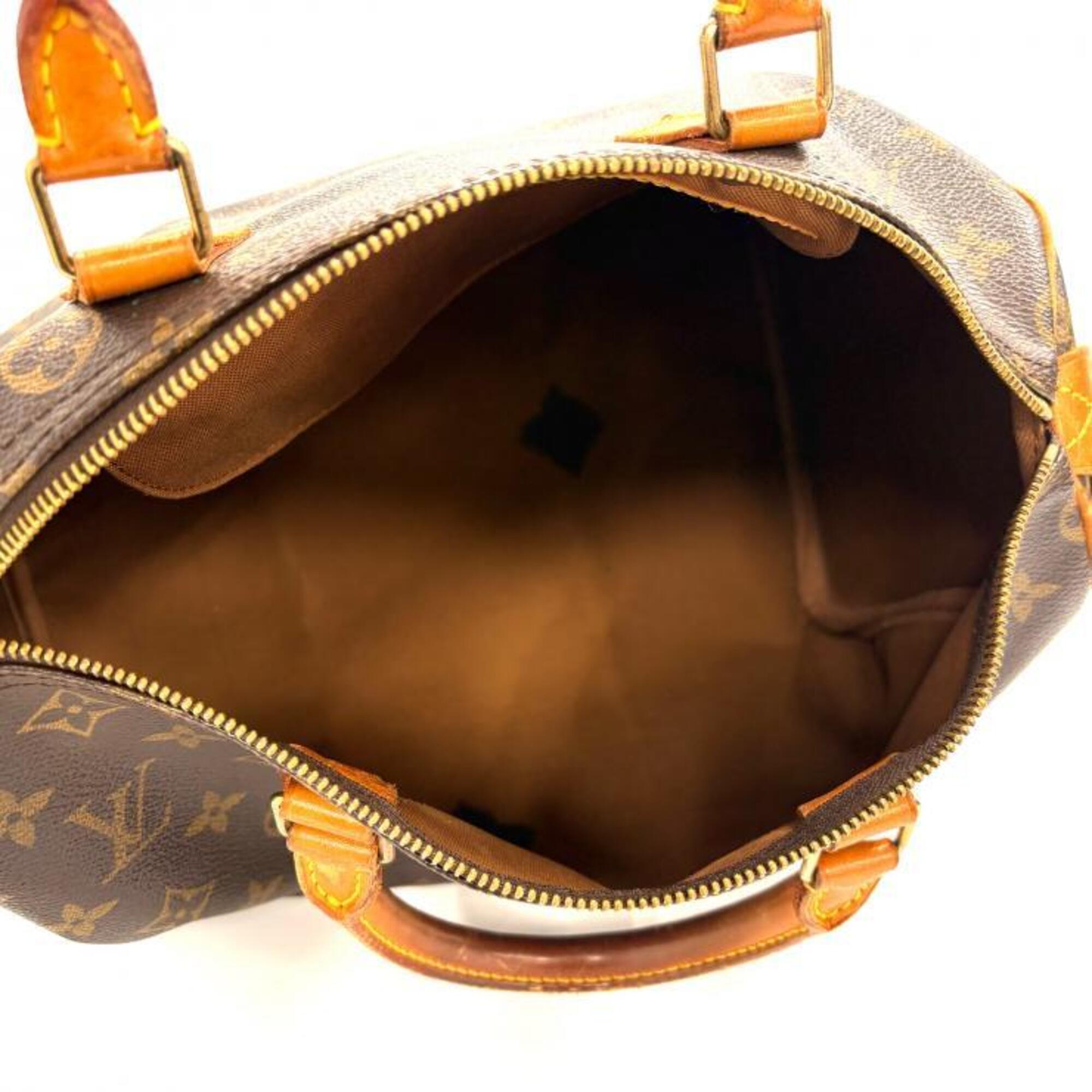 Louis Vuitton Beige Brown Monogram Handbag (Pre-Owned)