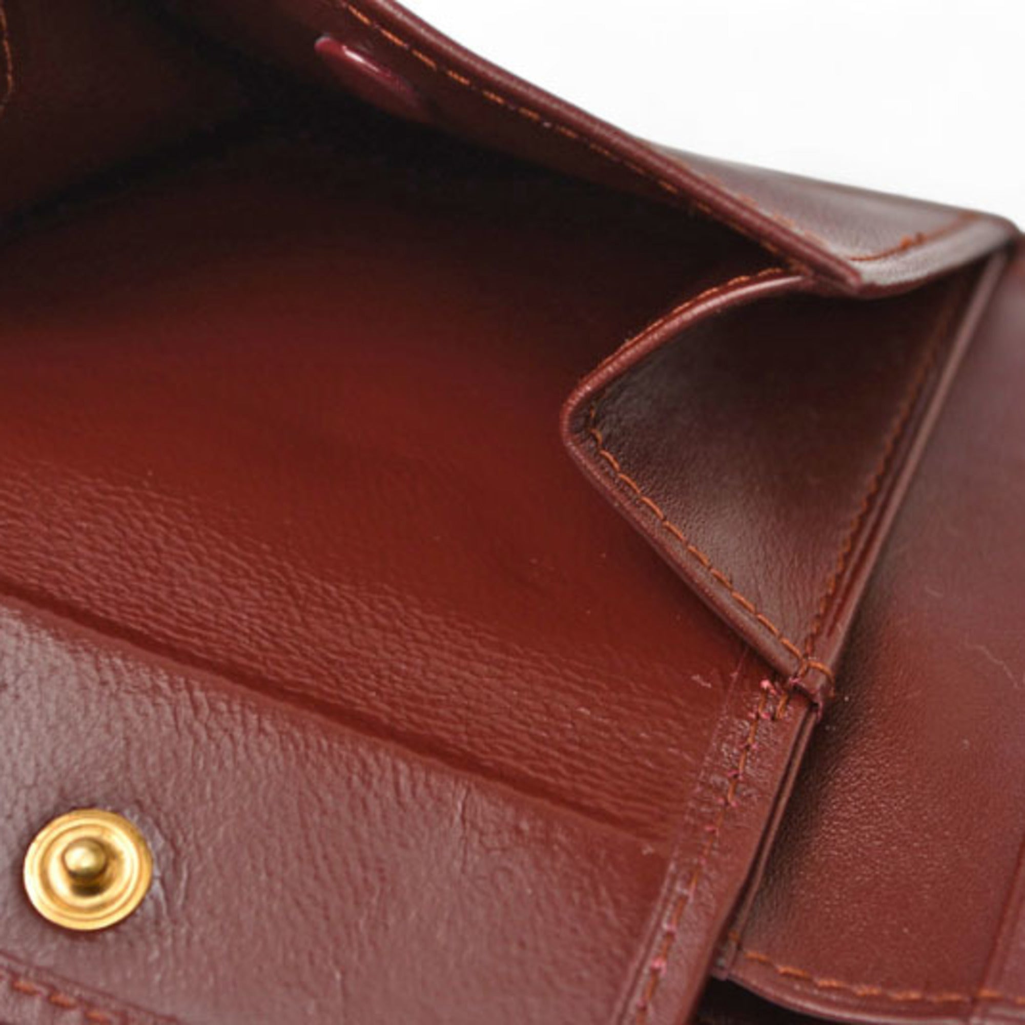 Cartier Must Bordeaux Wallet (Bi-Fold) (Pre-Owned)