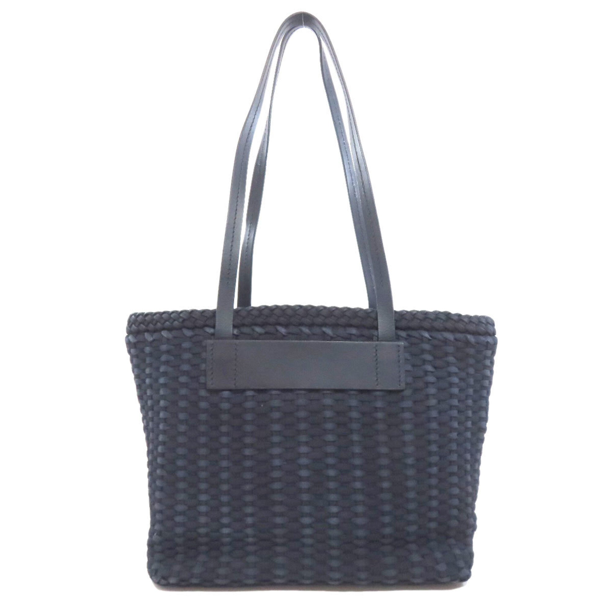 Miu Miu Blue Canvas Tote Bag (Pre-Owned)