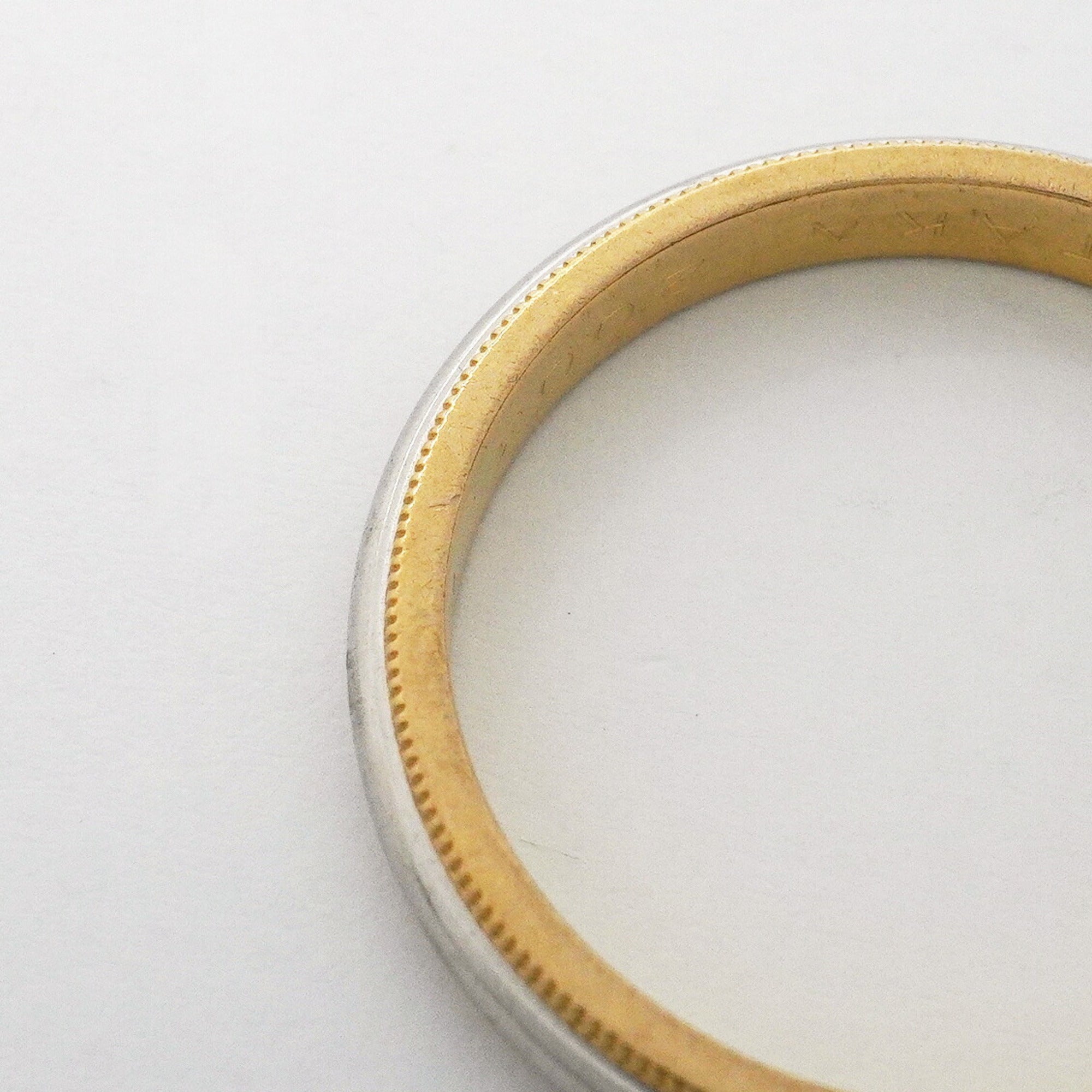 Tiffany Yellow Gold (18K) Platinum 950 Band Ring (Pre-Owned)