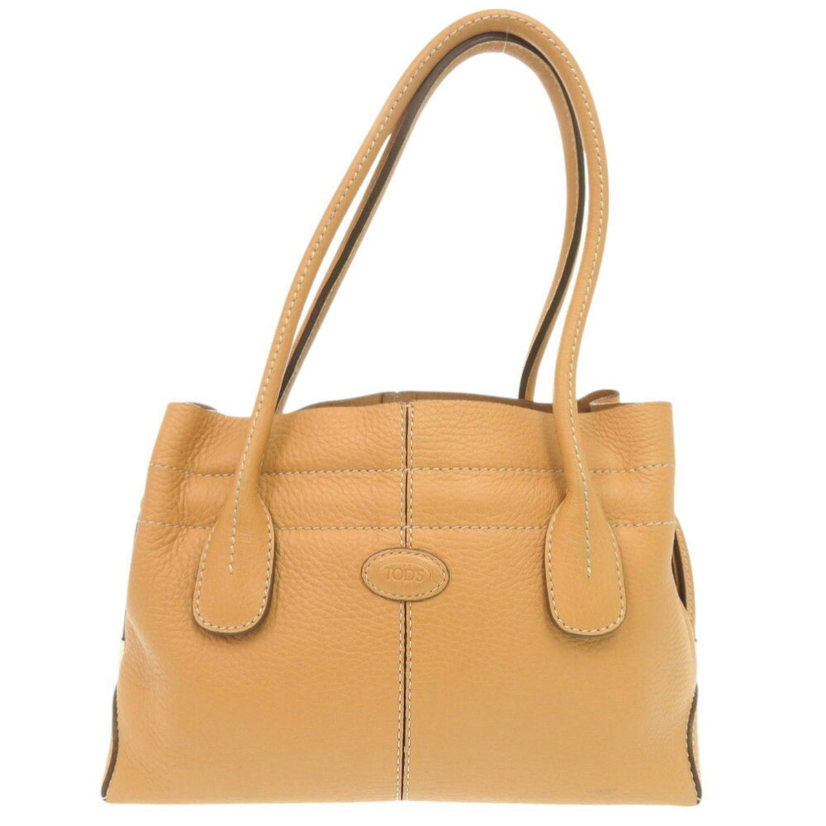 Tod's Beige Yellow Leather Handbag (Pre-Owned)