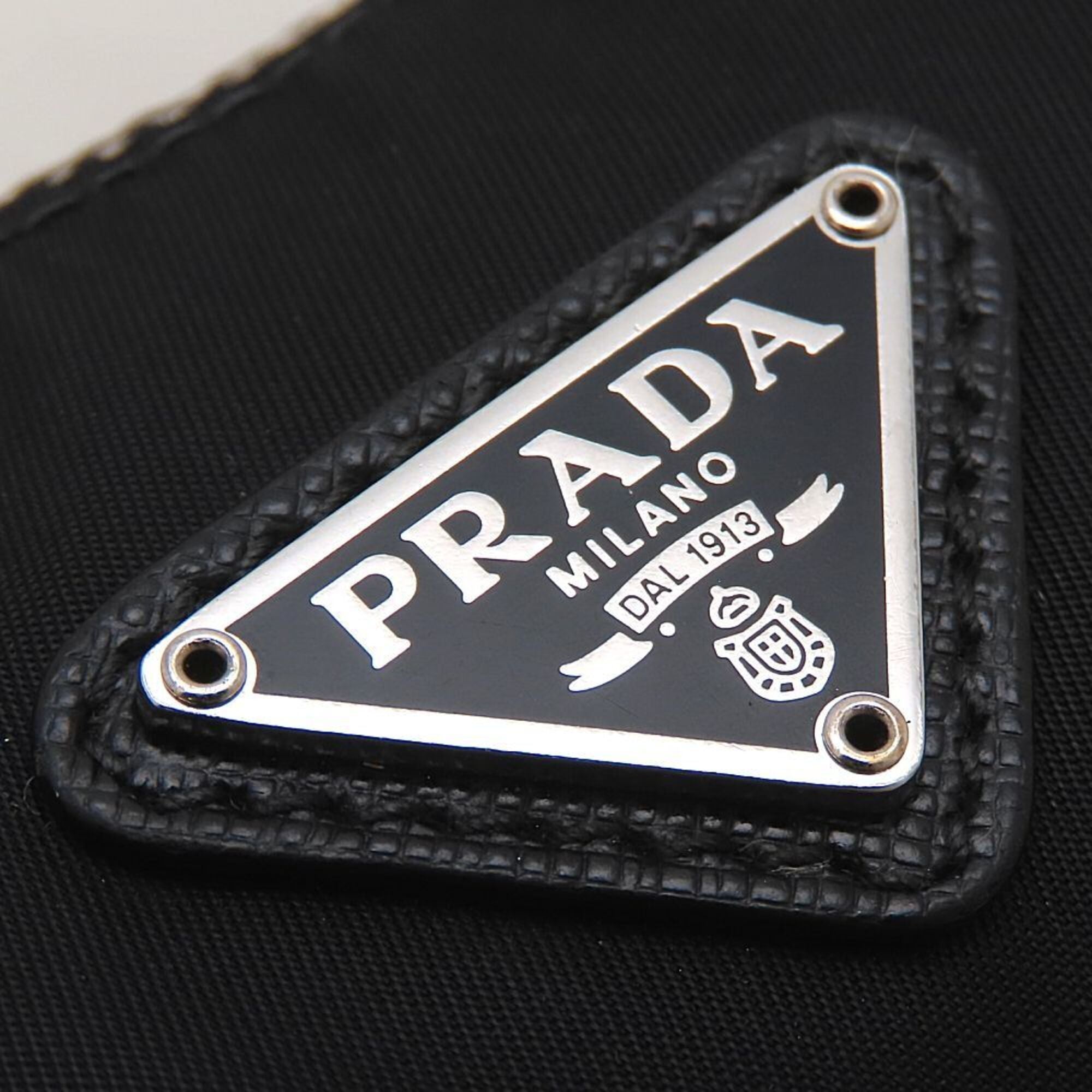 Prada Black Nero Nylon Shoulder Bag (Pre-Owned)