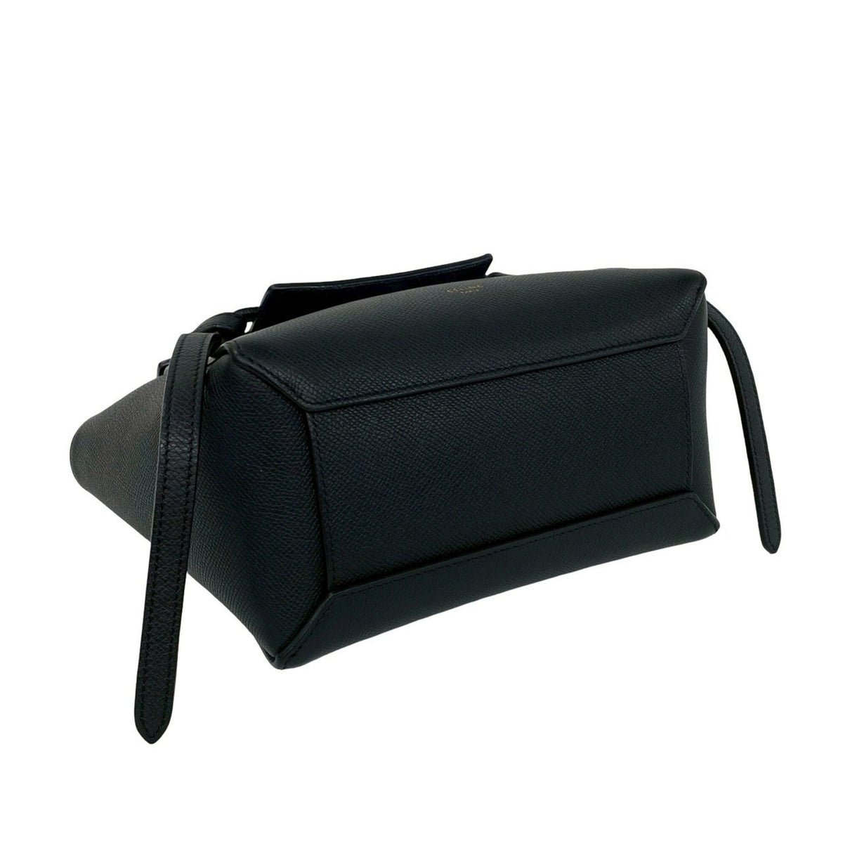 Celine Black Leather Handbag Shoulder Bag (Pre-Owned)