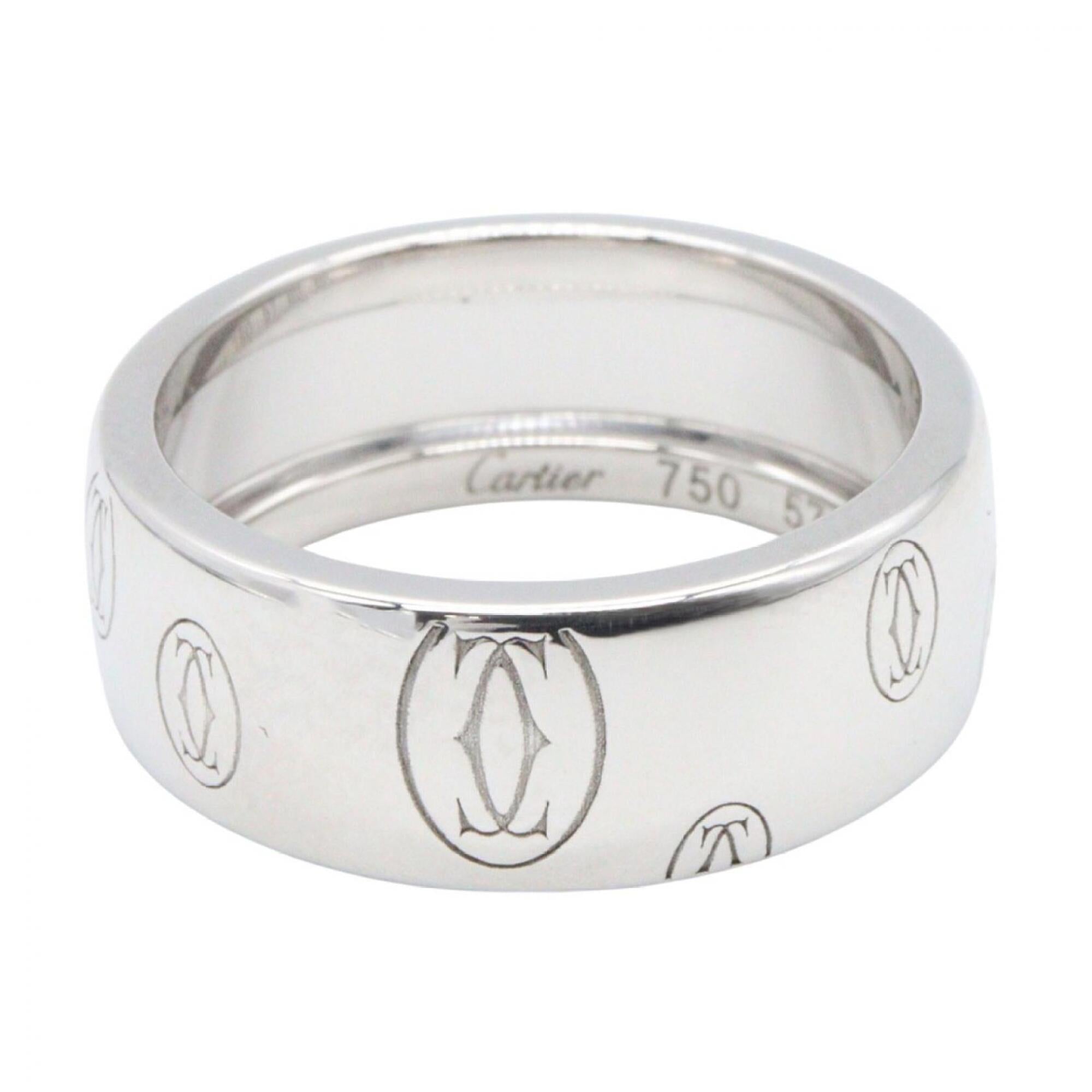 Cartier Silver White Gold (18K) Band Ring (Pre-Owned)