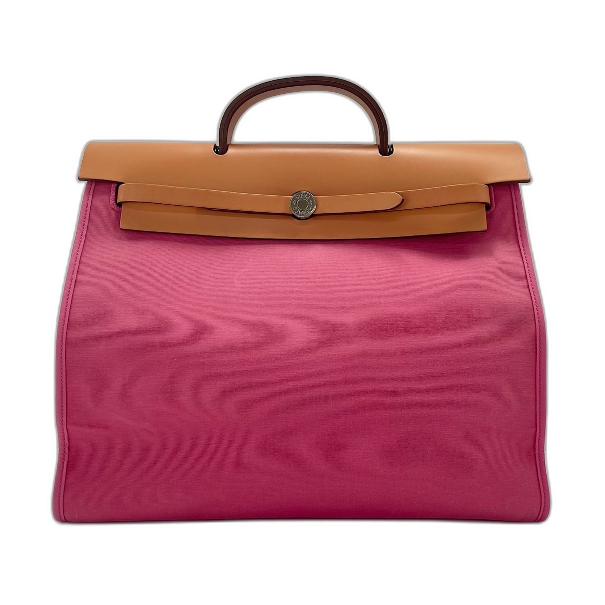 Hermes Her Bag Pink Tote Bag (Pre-Owned)