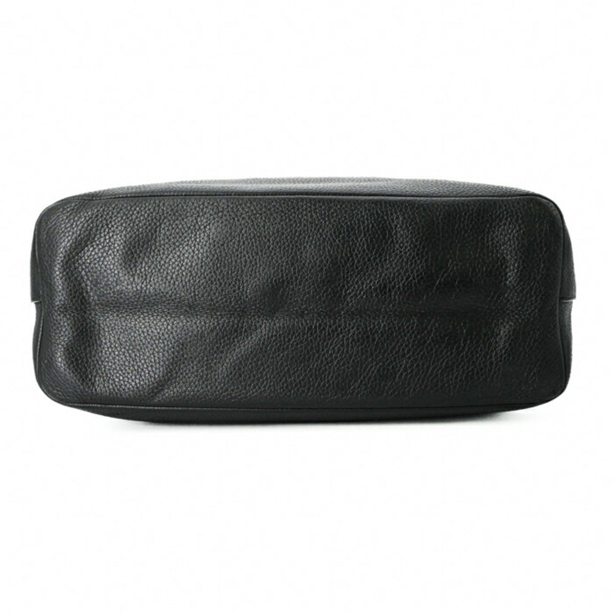 Louis Vuitton Black Leather Pouch Tote Bag (Pre-Owned)
