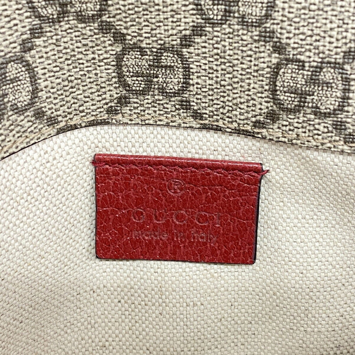 Gucci Bordeaux Brown Pvc Fanny Pack (Pre-Owned)