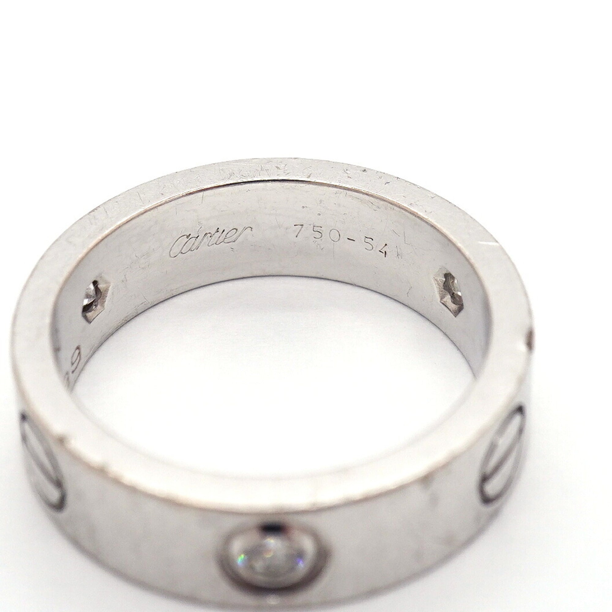 Cartier White Gold (18K) Band Ring (Pre-Owned)