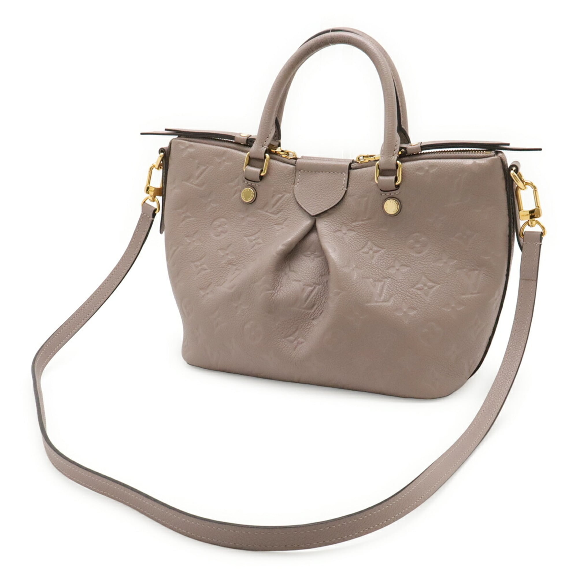 Louis Vuitton Monogram Empreinte Taupe Monogram Empreinte Handbag Shoulder Bag (Pre-Owned)