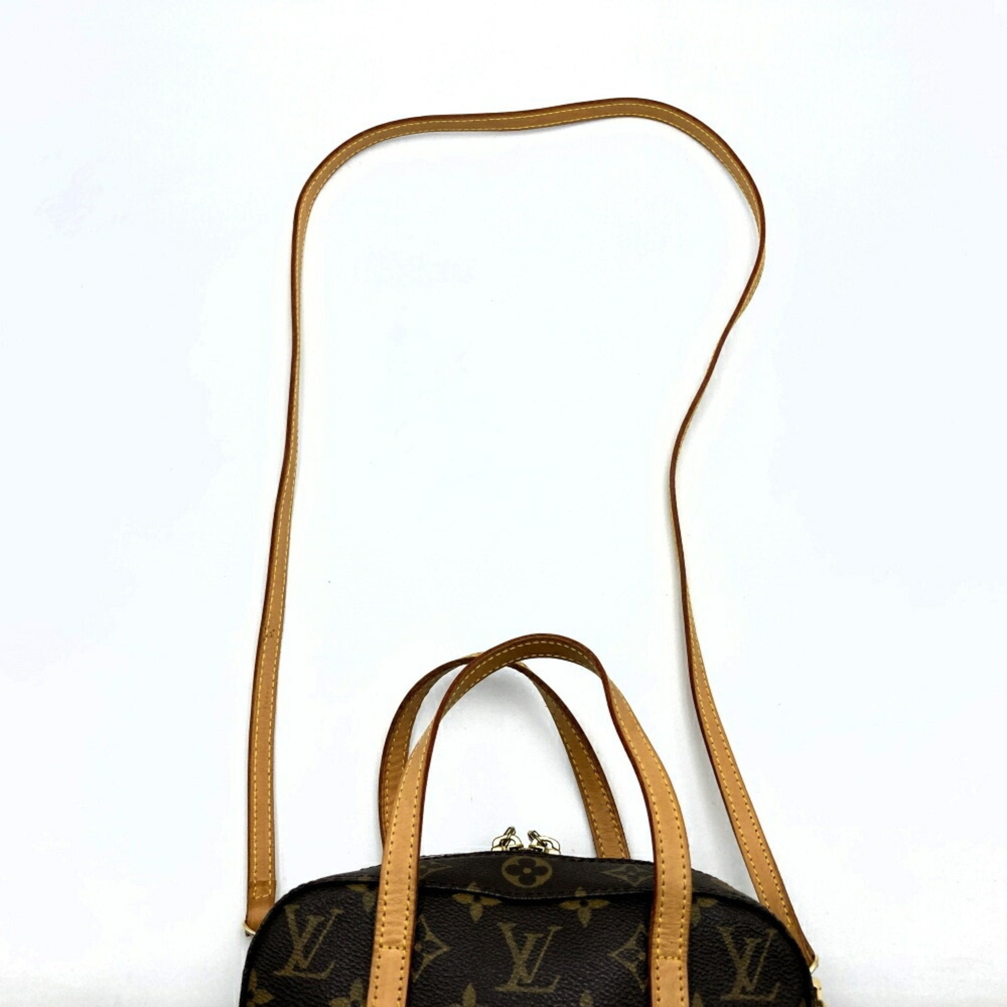 Louis Vuitton Brown Monogram Canvas Shoulder Bag (Pre-Owned)