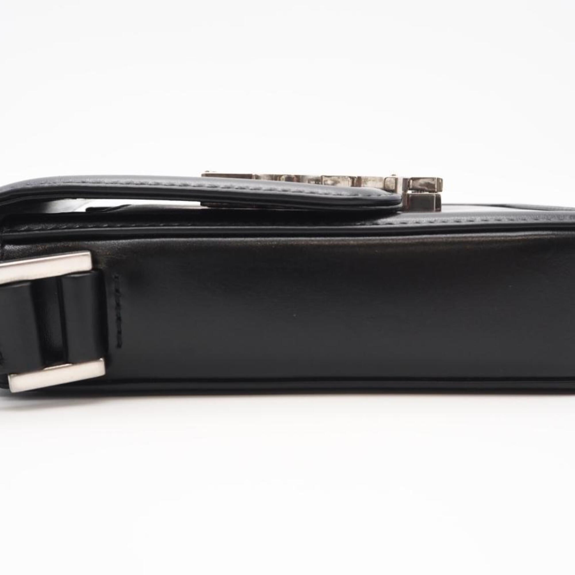 Yves Saint Laurent Black Leather Shoulder Bag (Pre-Owned)