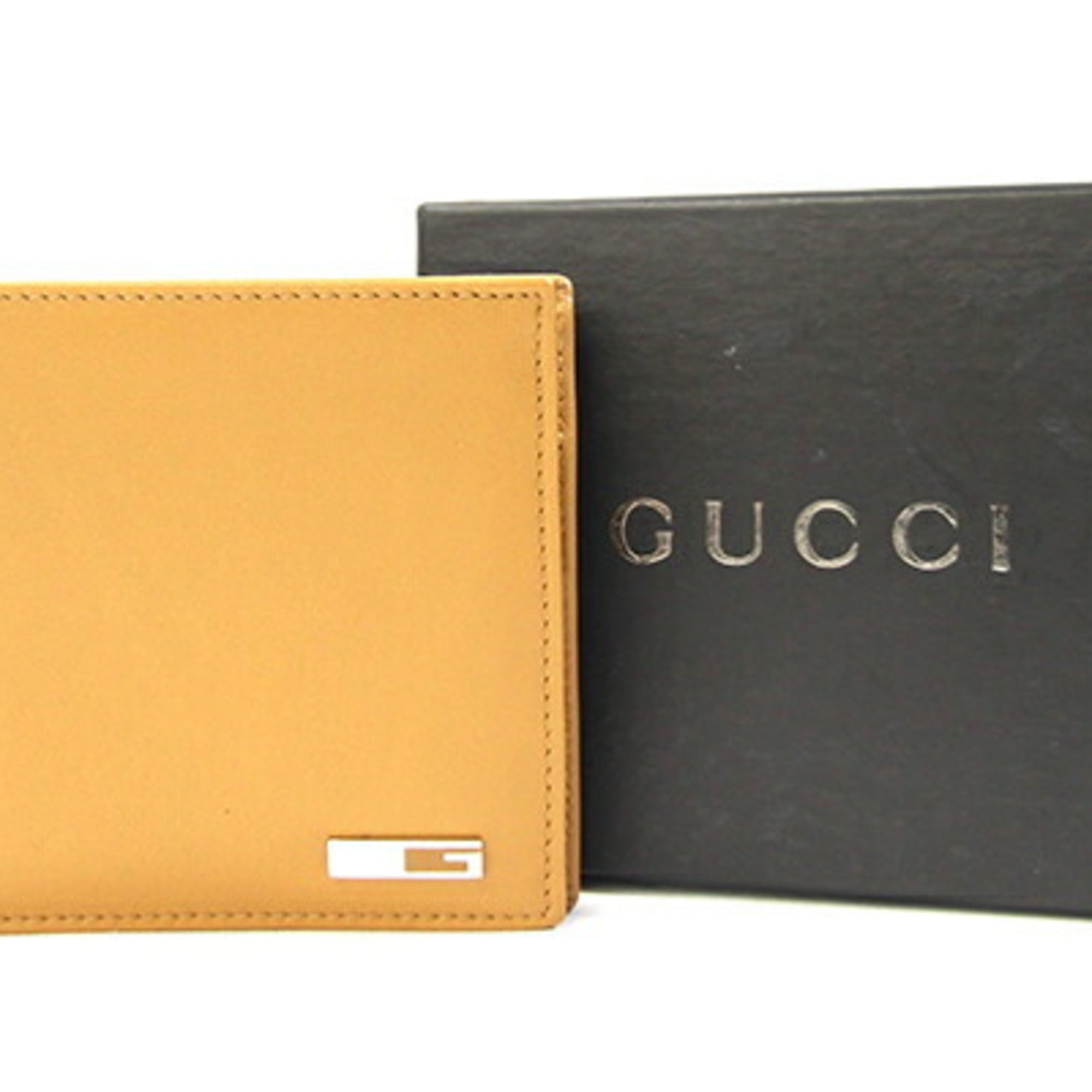 Gucci Light Brown Leather Wallet (Bi-Fold) (Pre-Owned)
