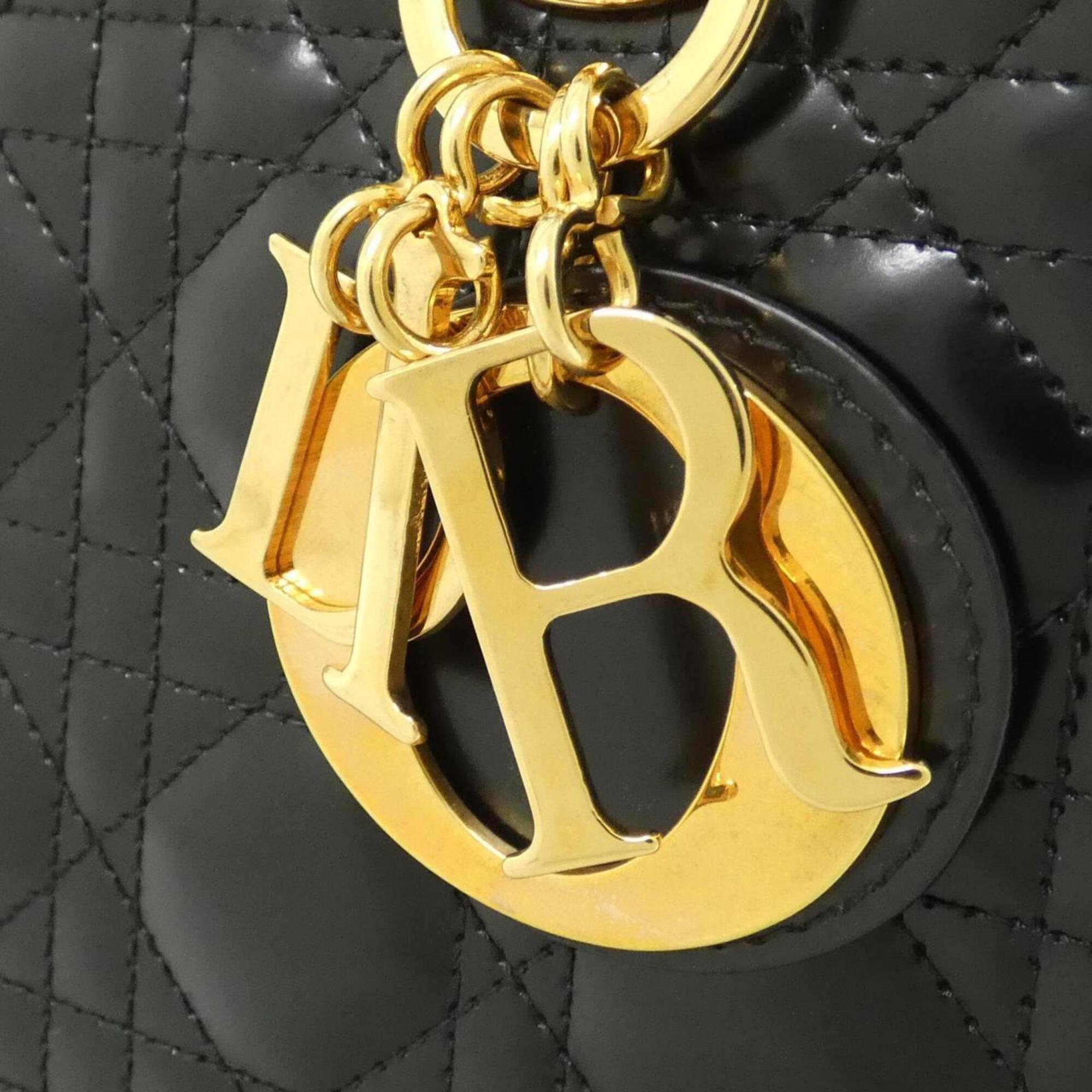 Christian Dior Black Leather Handbag (Pre-Owned)