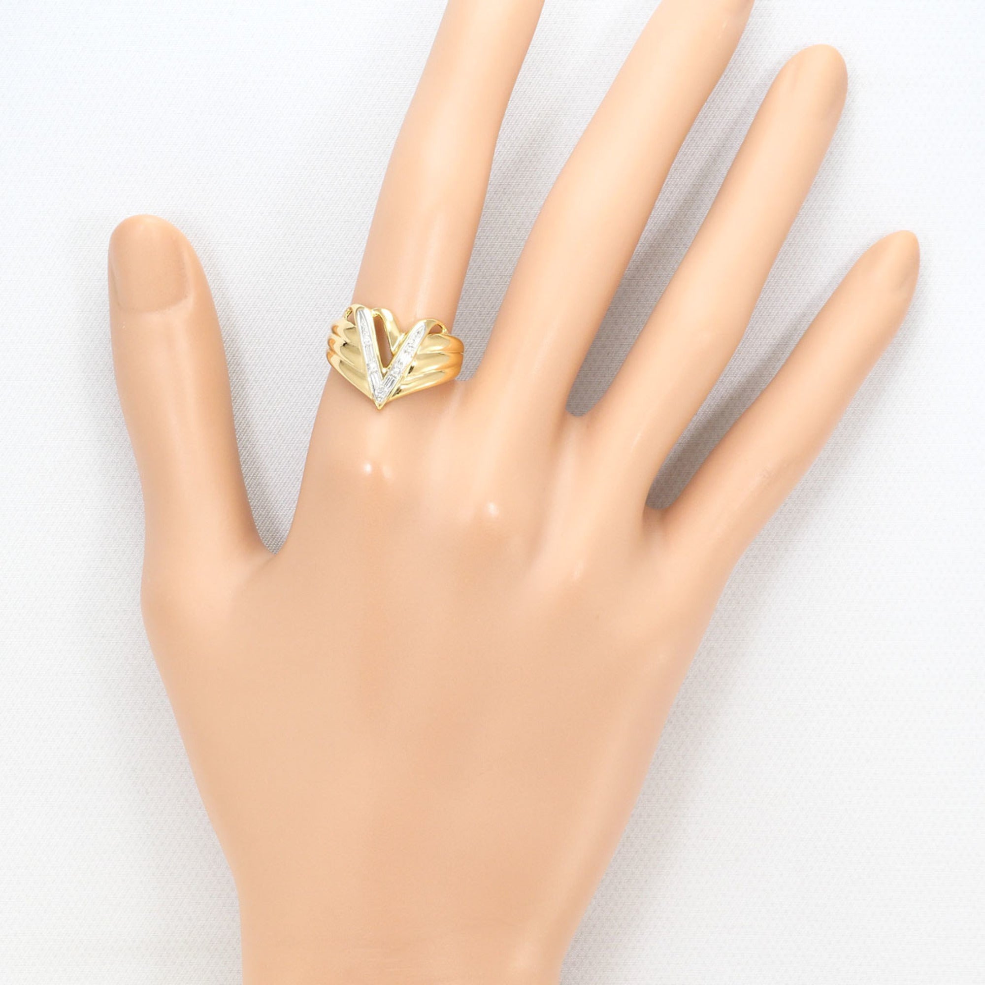 Unbranded Platinum Yellow Gold Yellow Gold (18K) Platinum 900 Band Ring (Pre-Owned)