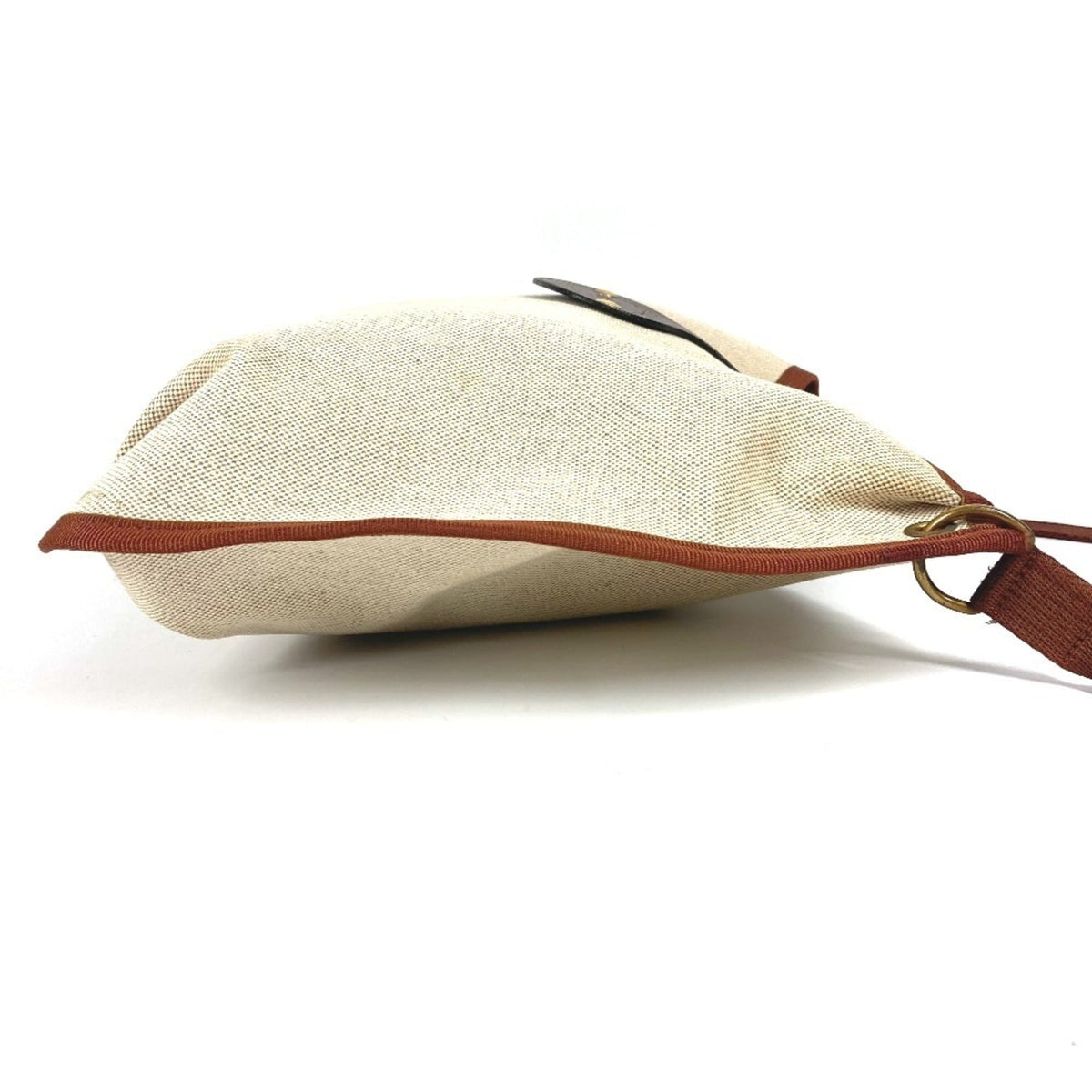 Hermes Beige Toile H Pochette Shoulder Bag (Pre-Owned)