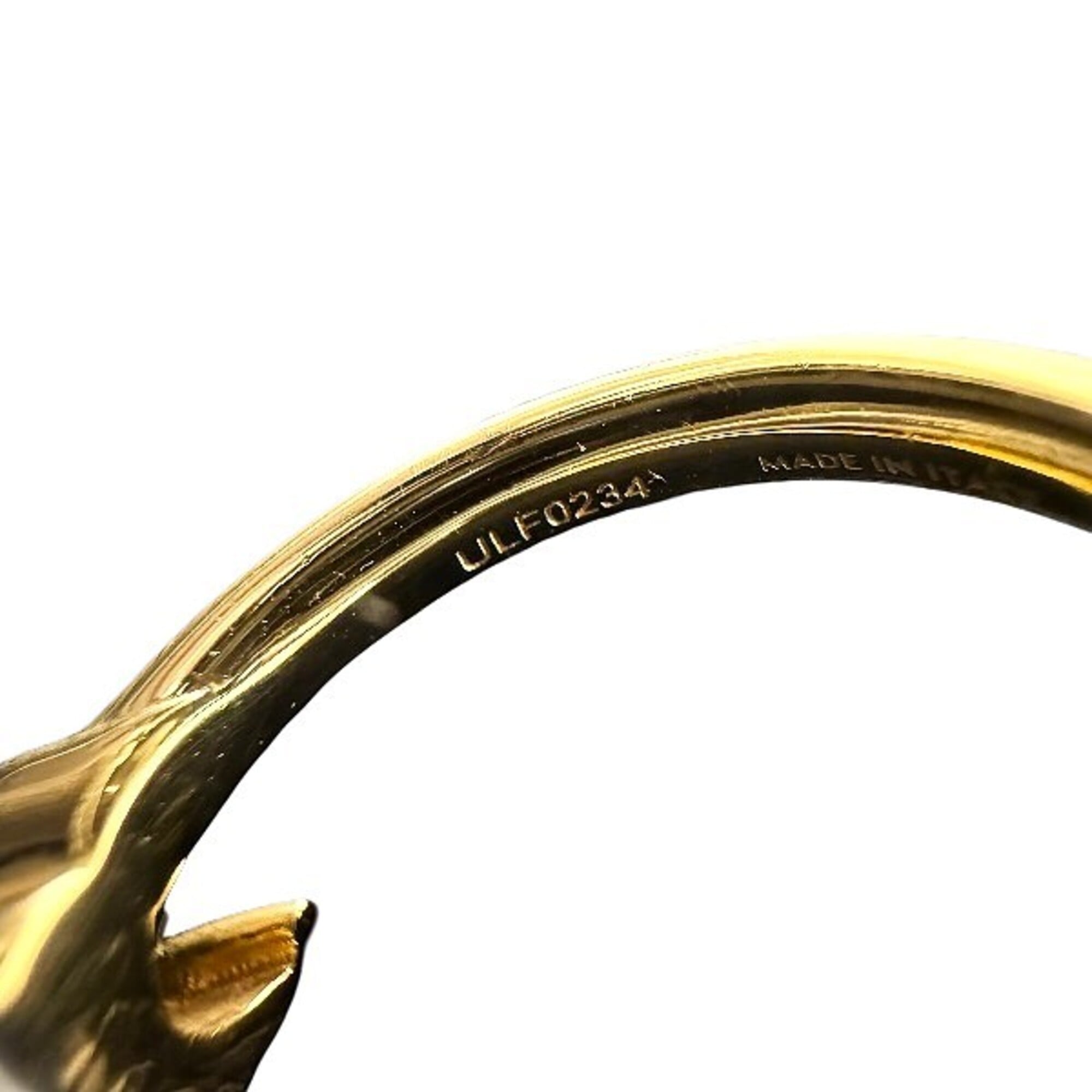 Celine Gold Gold Plating Band Ring (Pre-Owned)