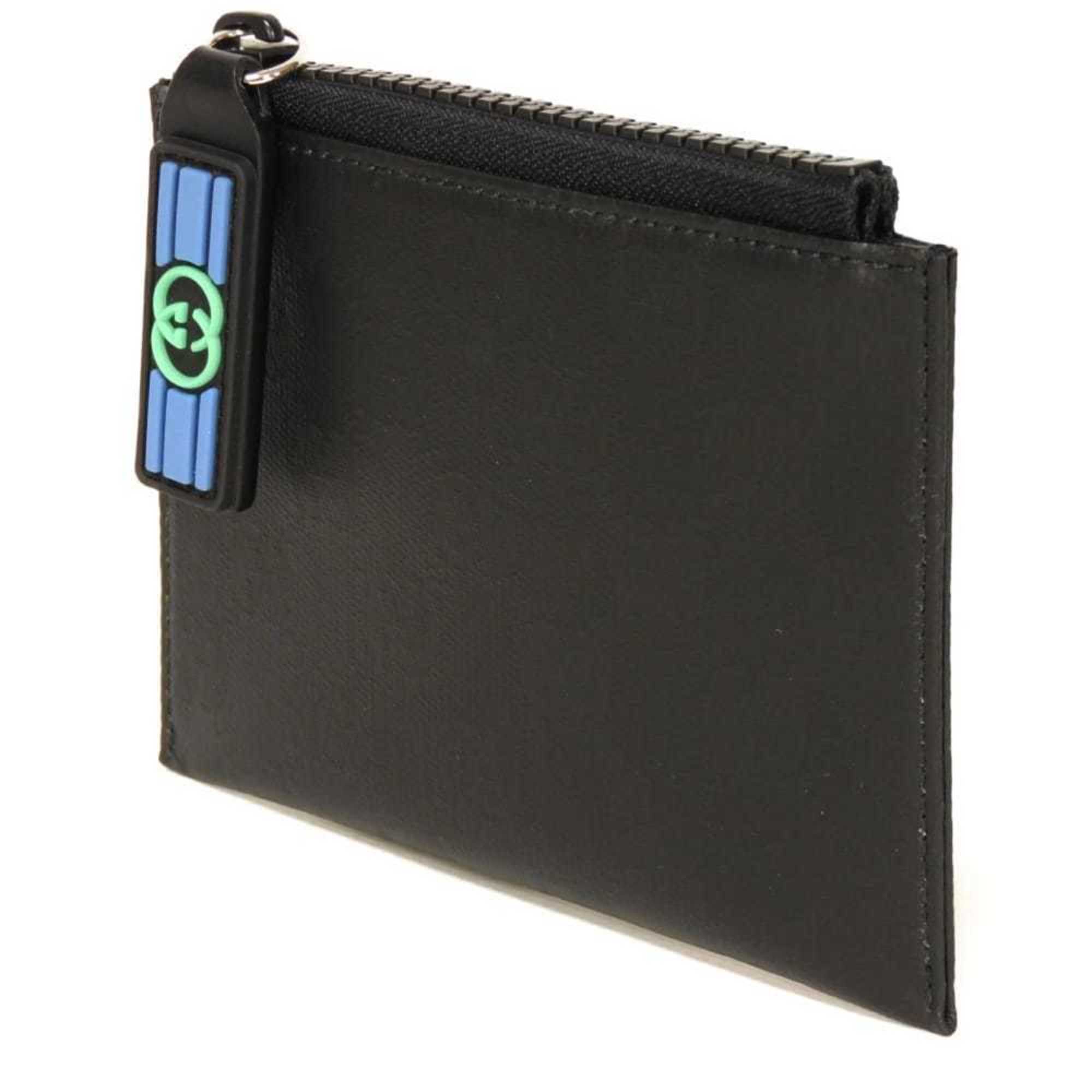 Gucci Black Gg Canvas Coin Purse/Coin Case (Pre-Owned)