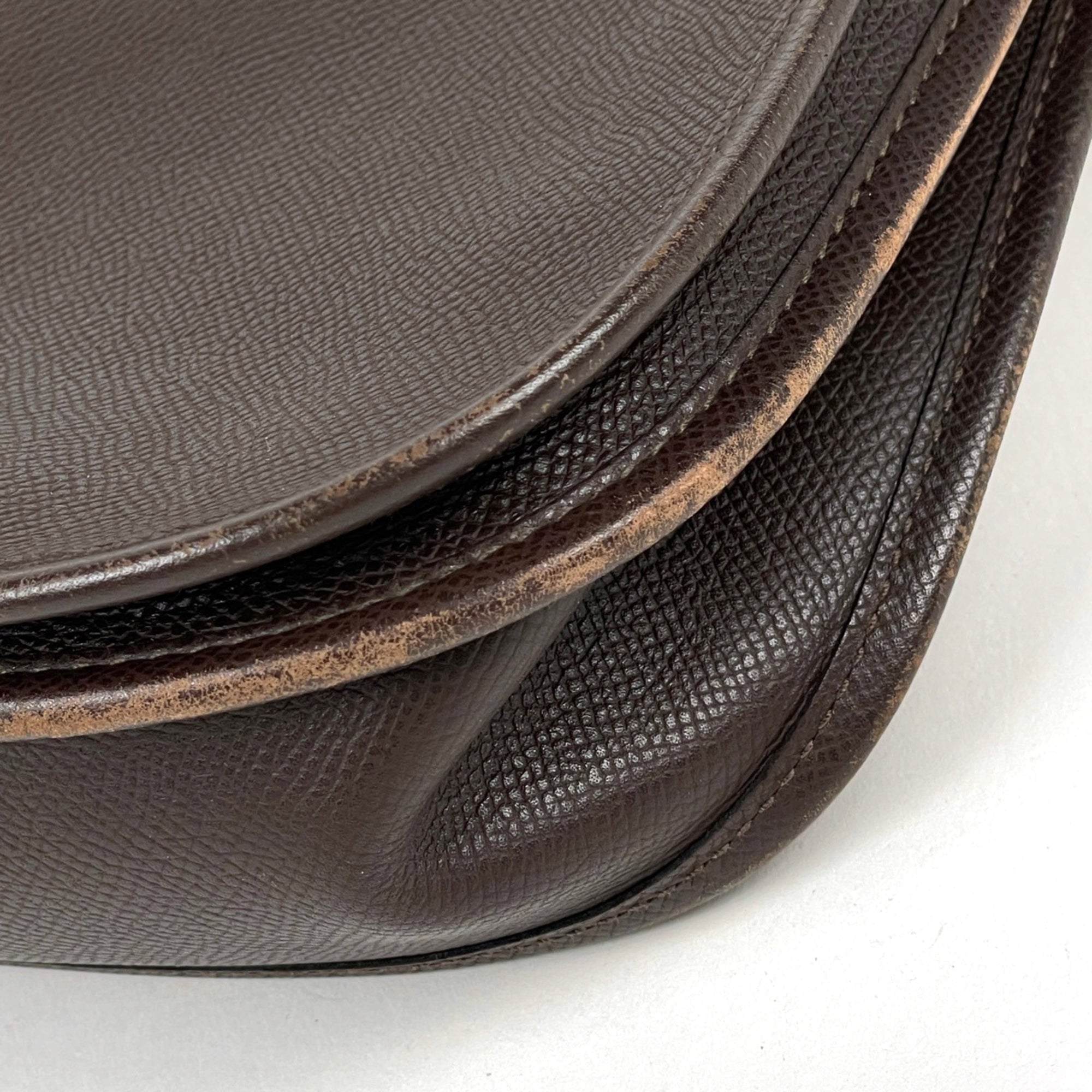 Hermes Chocolate Epsom Leather Shoulder Bag (Pre-Owned)