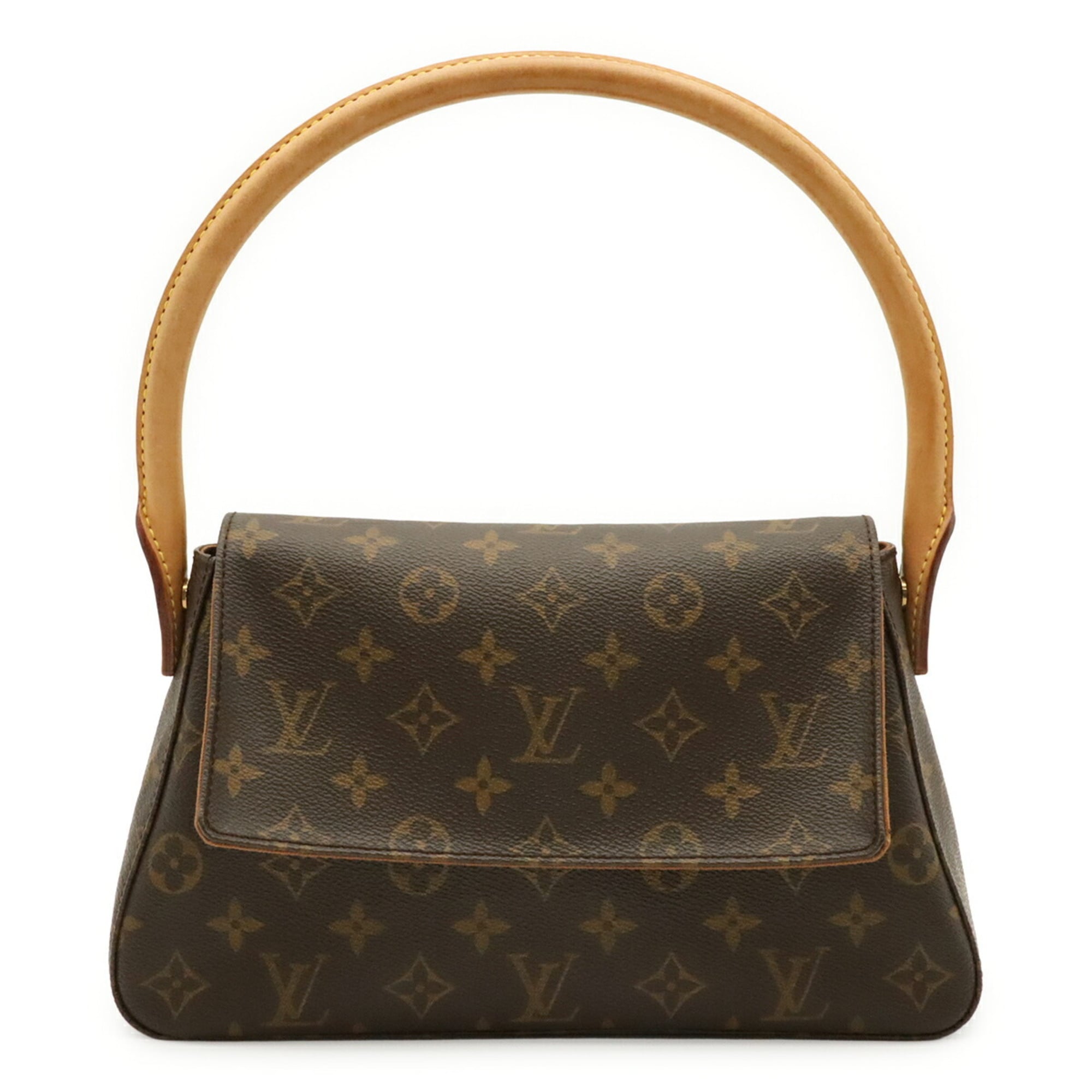 Louis Vuitton Brown Monogram Canvas Handbag Shoulder Bag (Pre-Owned)
