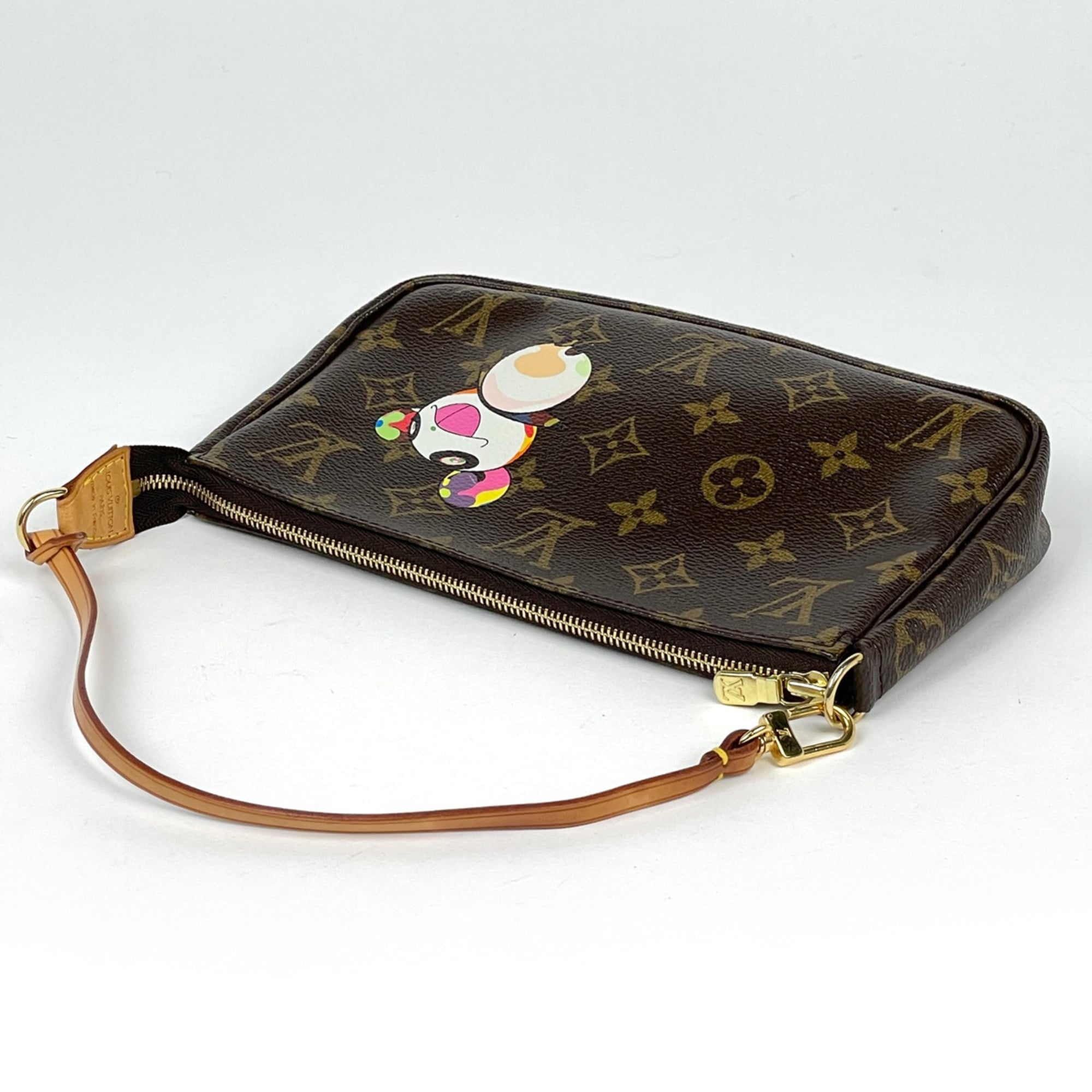 Louis Vuitton Monogram Panda Monogram Pochette Pouch (Pre-Owned)