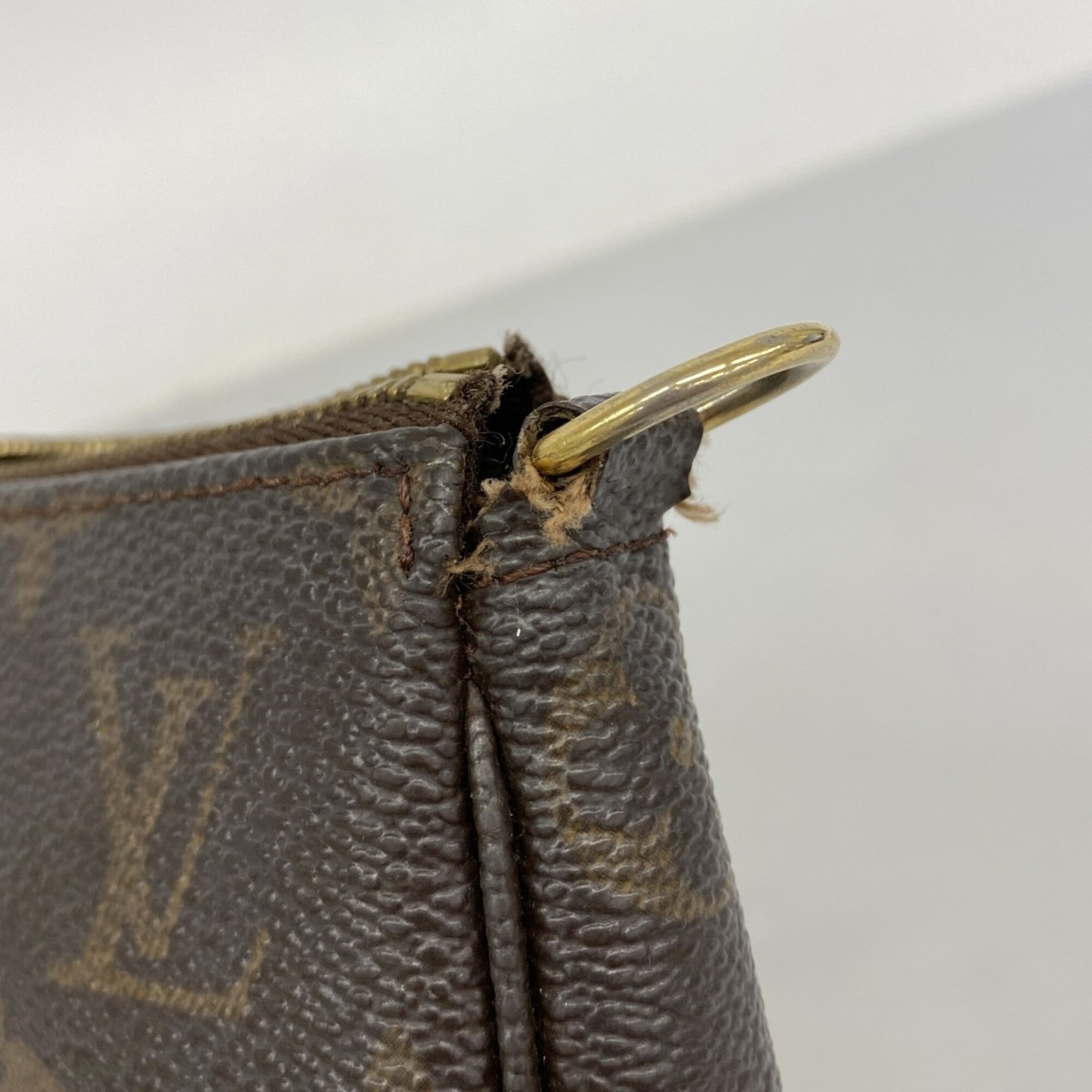 Louis Vuitton Brown Pouch (Pre-Owned)