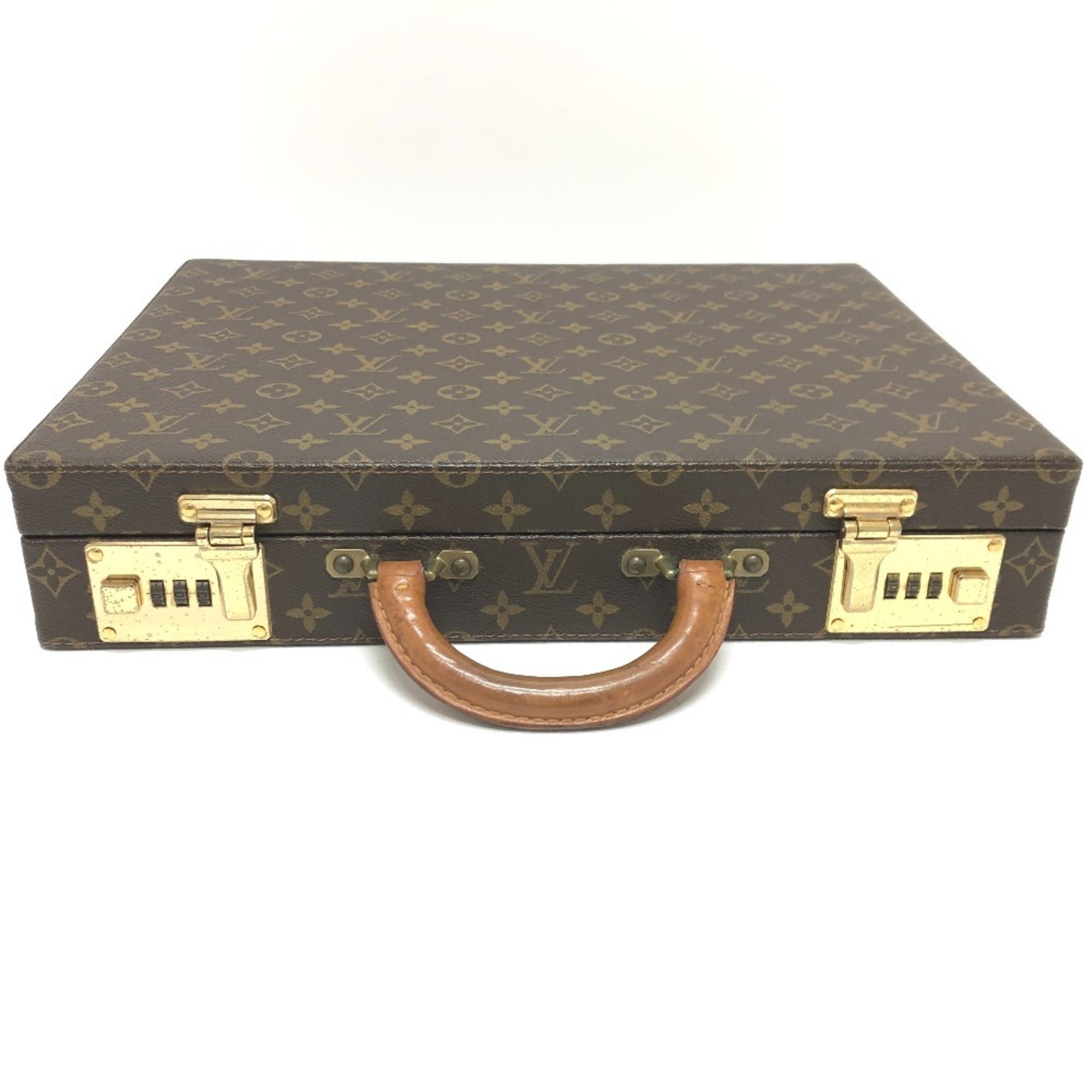 Louis Vuitton Monogram Brown Galle Monogram Monogram Attaché Case Briefcase (Pre-Owned)