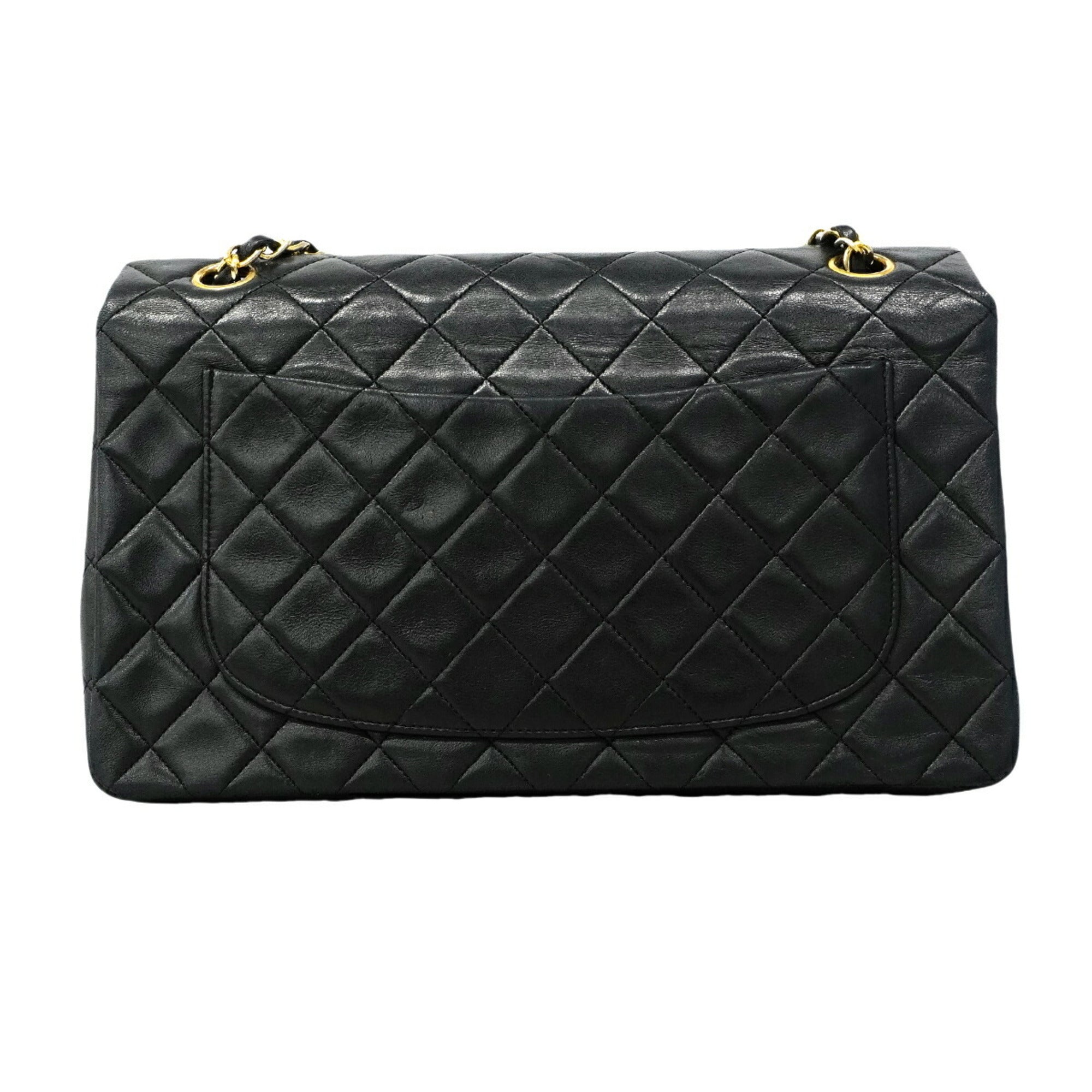 Chanel Black Leather Shoulder Bag (Pre-Owned)
