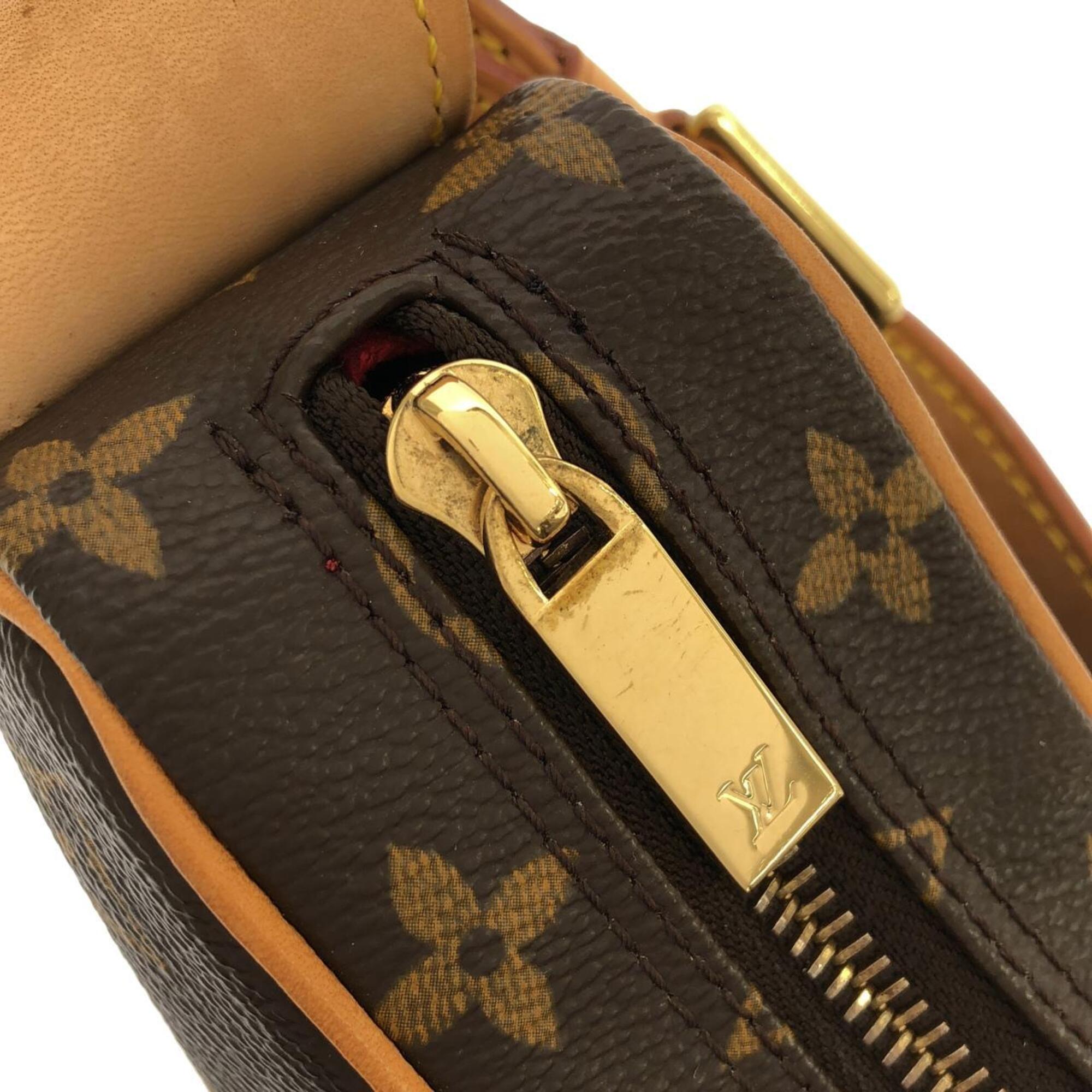 Louis Vuitton Marron Monogram Coated Canvas Shoulder Bag (Pre-Owned)