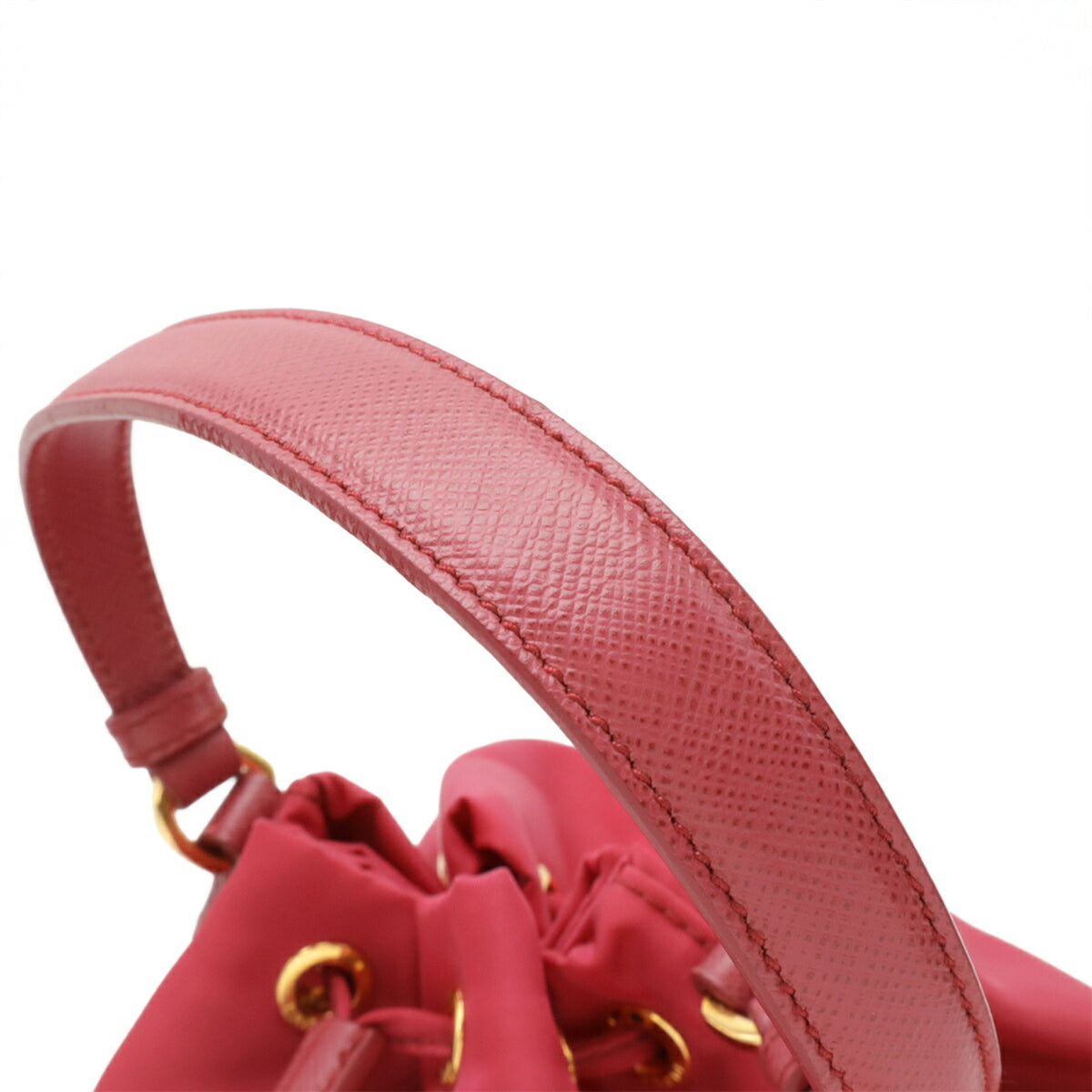 Prada Pink Nylon Handbag Shoulder Bag (Pre-Owned)