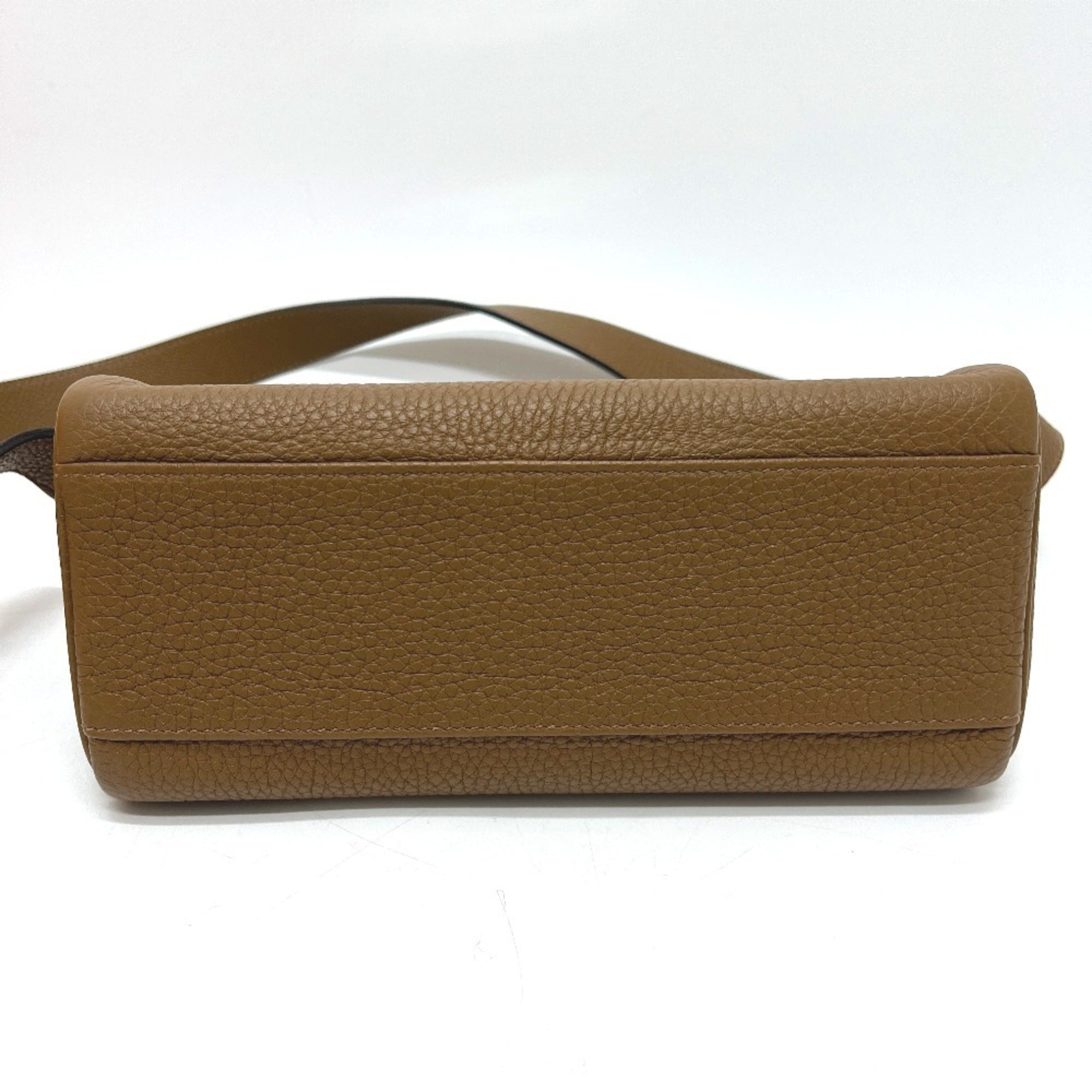 Hermes Kelly Brown Togo Leather Handbag Shoulder Bag (Pre-Owned)