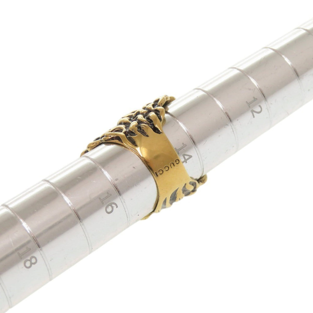 Gucci Gold Metal Band Ring (Pre-Owned)