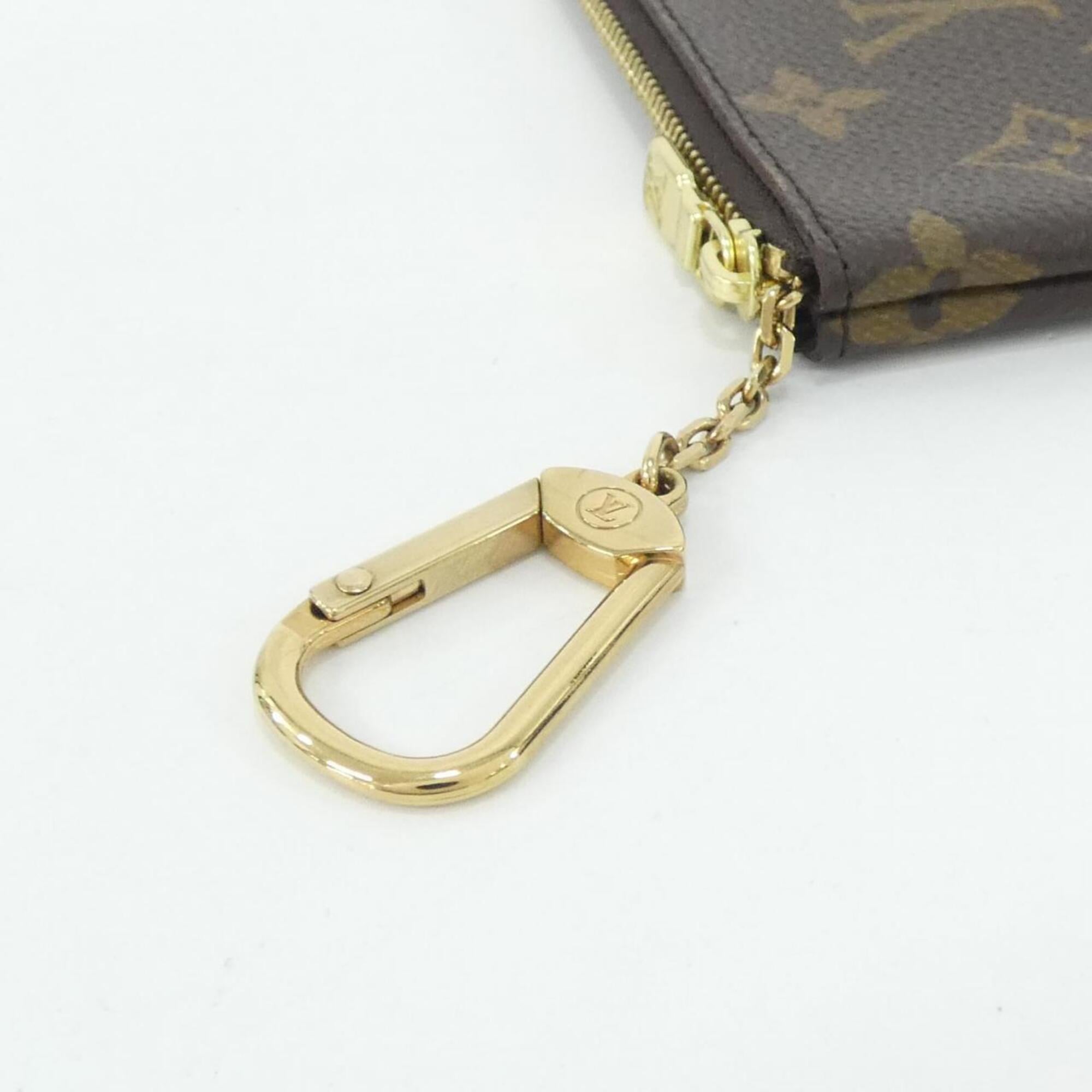 Louis Vuitton Marron Coated Canvas Coin Purse/Coin Case (Pre-Owned)