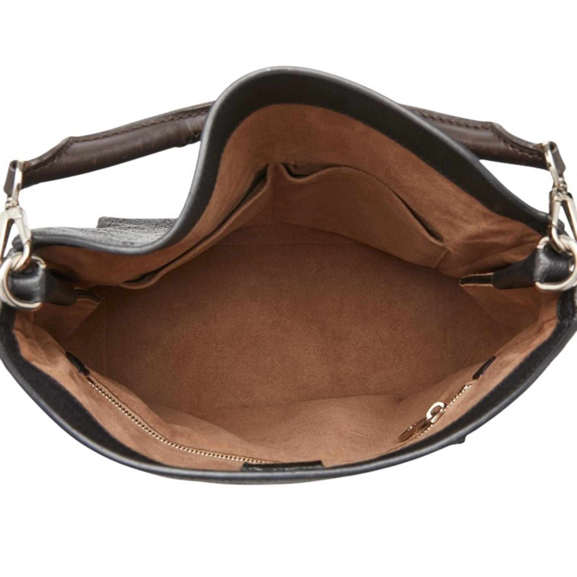 Louis Vuitton Black Leather Handbag (Pre-Owned)