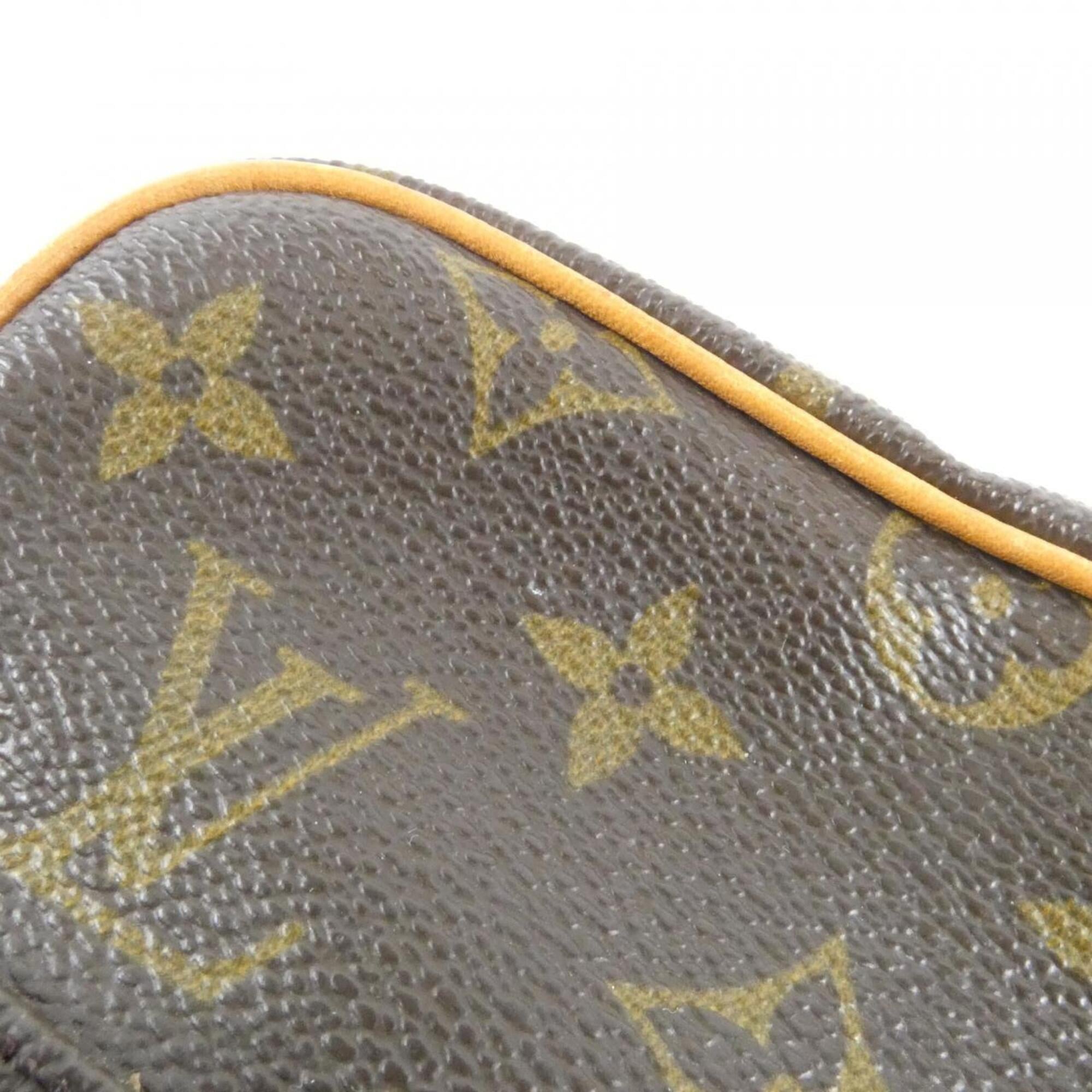 Louis Vuitton Brown Coated Canvas Shoulder Bag (Pre-Owned)