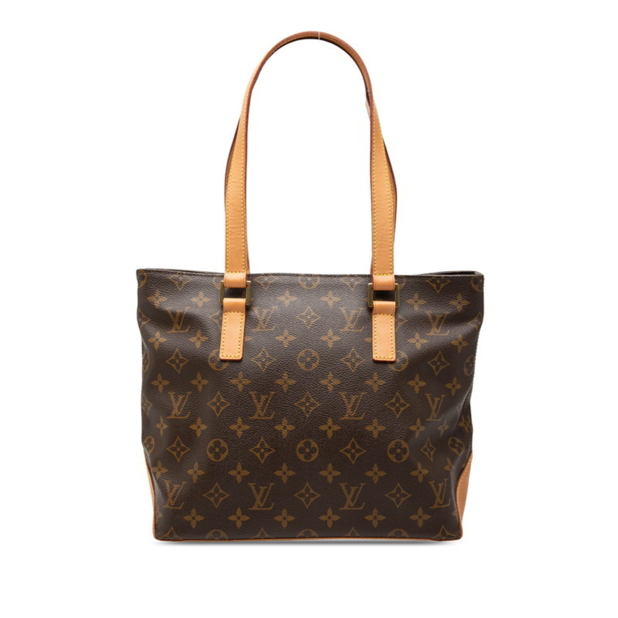 Louis Vuitton Brown Pvc Leather Tote Bag (Pre-Owned)
