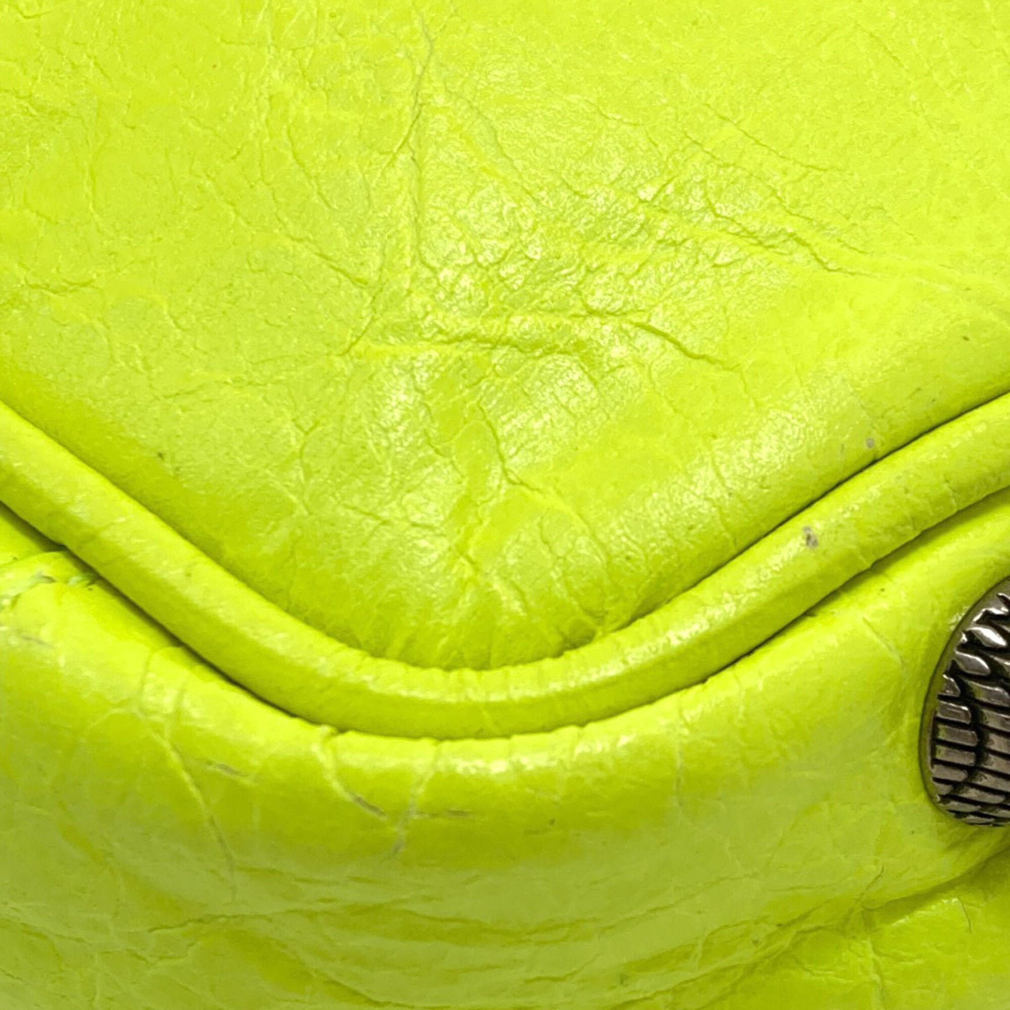 Balenciaga Yellow Pouch Shoulder Bag (Pre-Owned)
