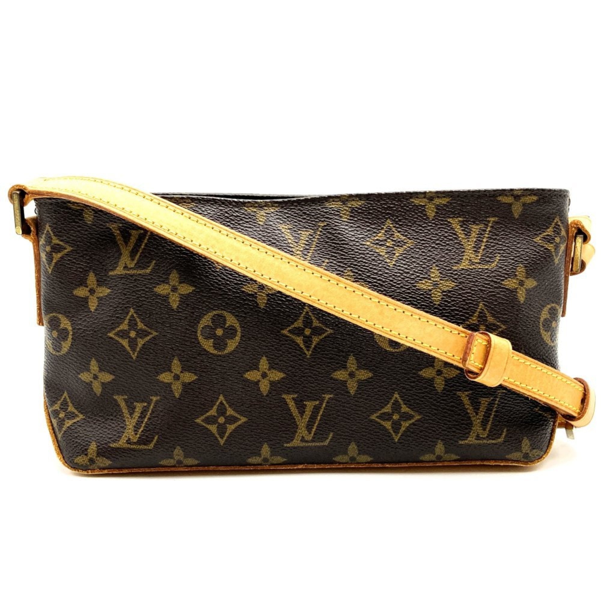 Louis Vuitton Brown Monogram Canvas Shoulder Bag (Pre-Owned)