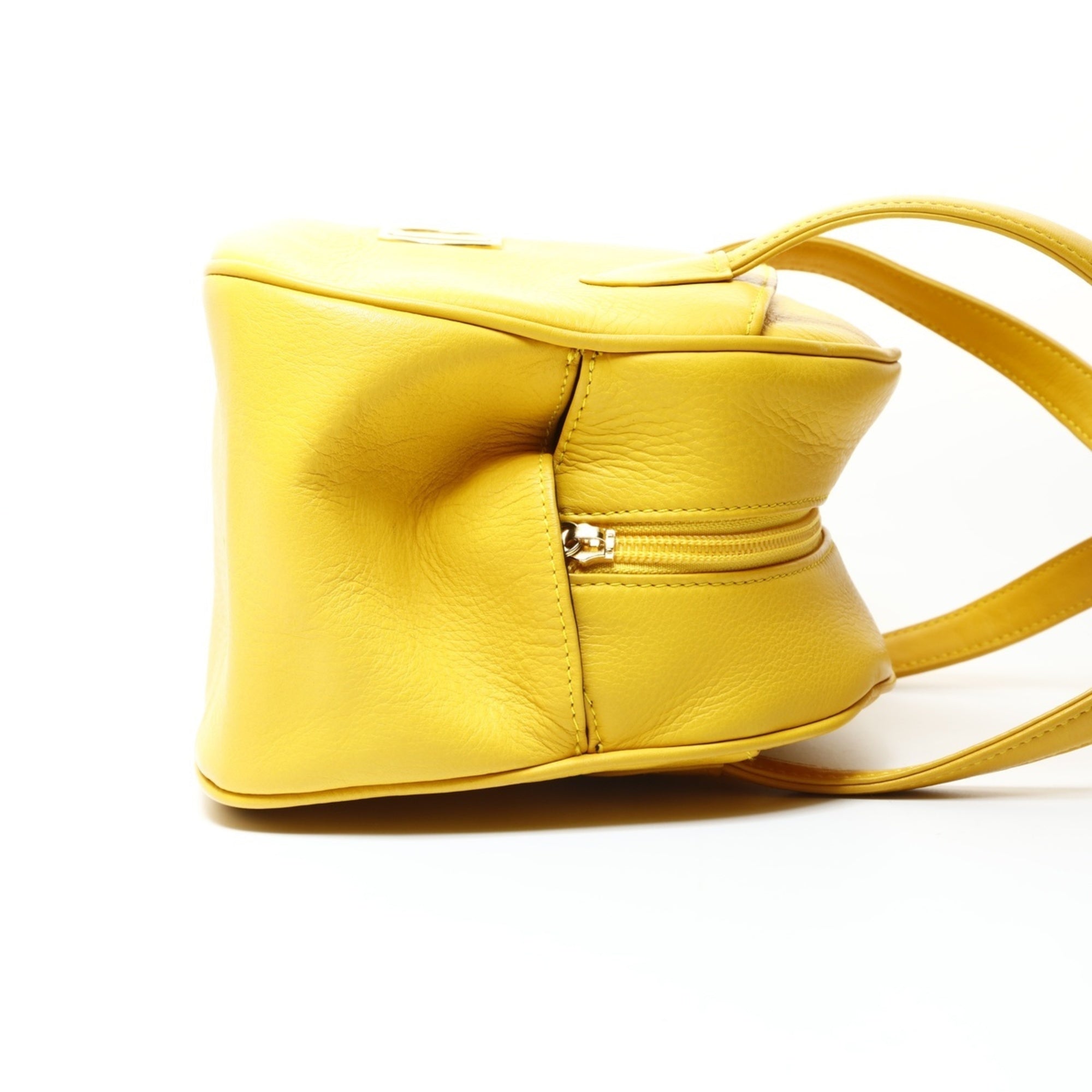 Christian Dior Yellow Leather Handbag (Pre-Owned)