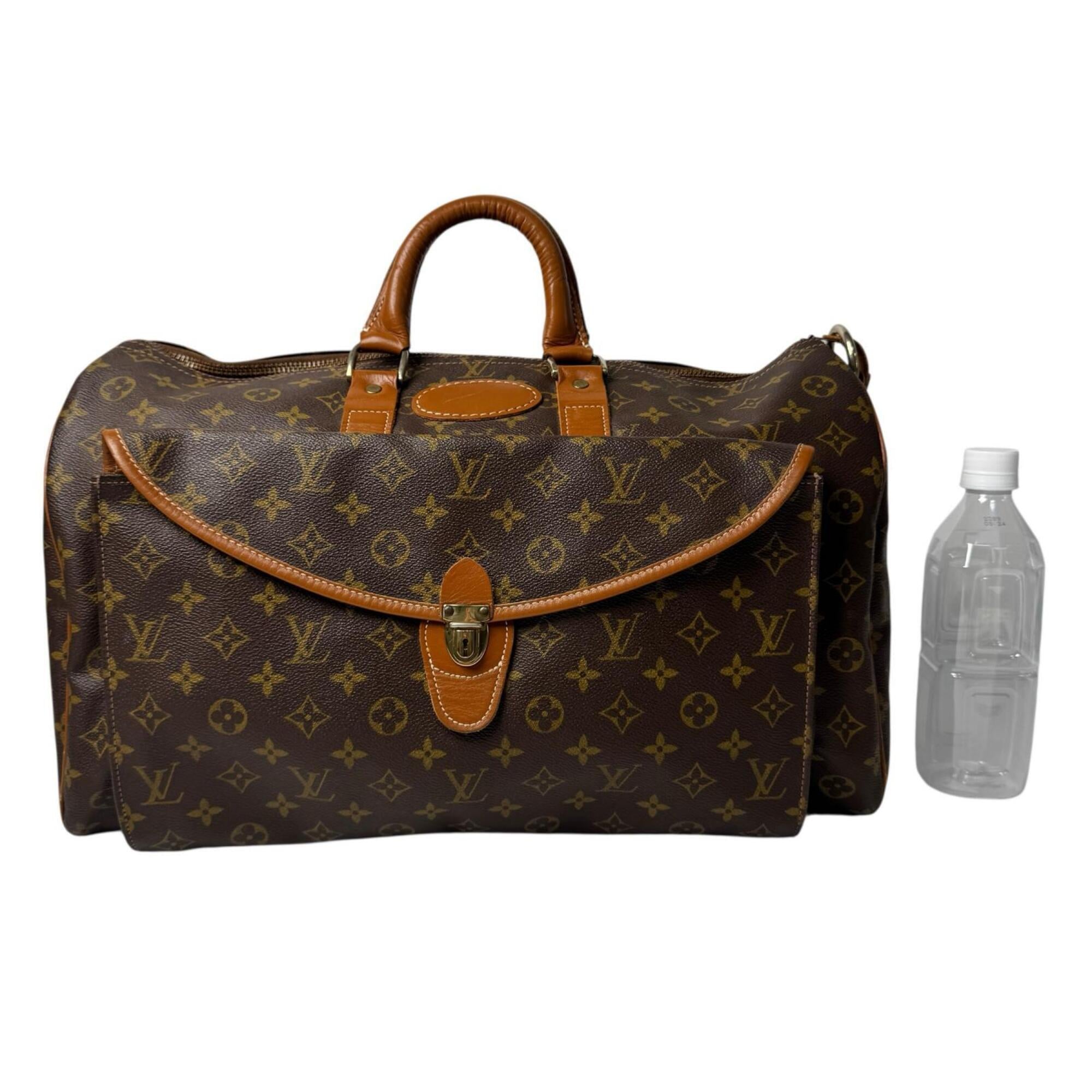 Louis Vuitton Brown Leather Pvc Boston Bag (Pre-Owned)