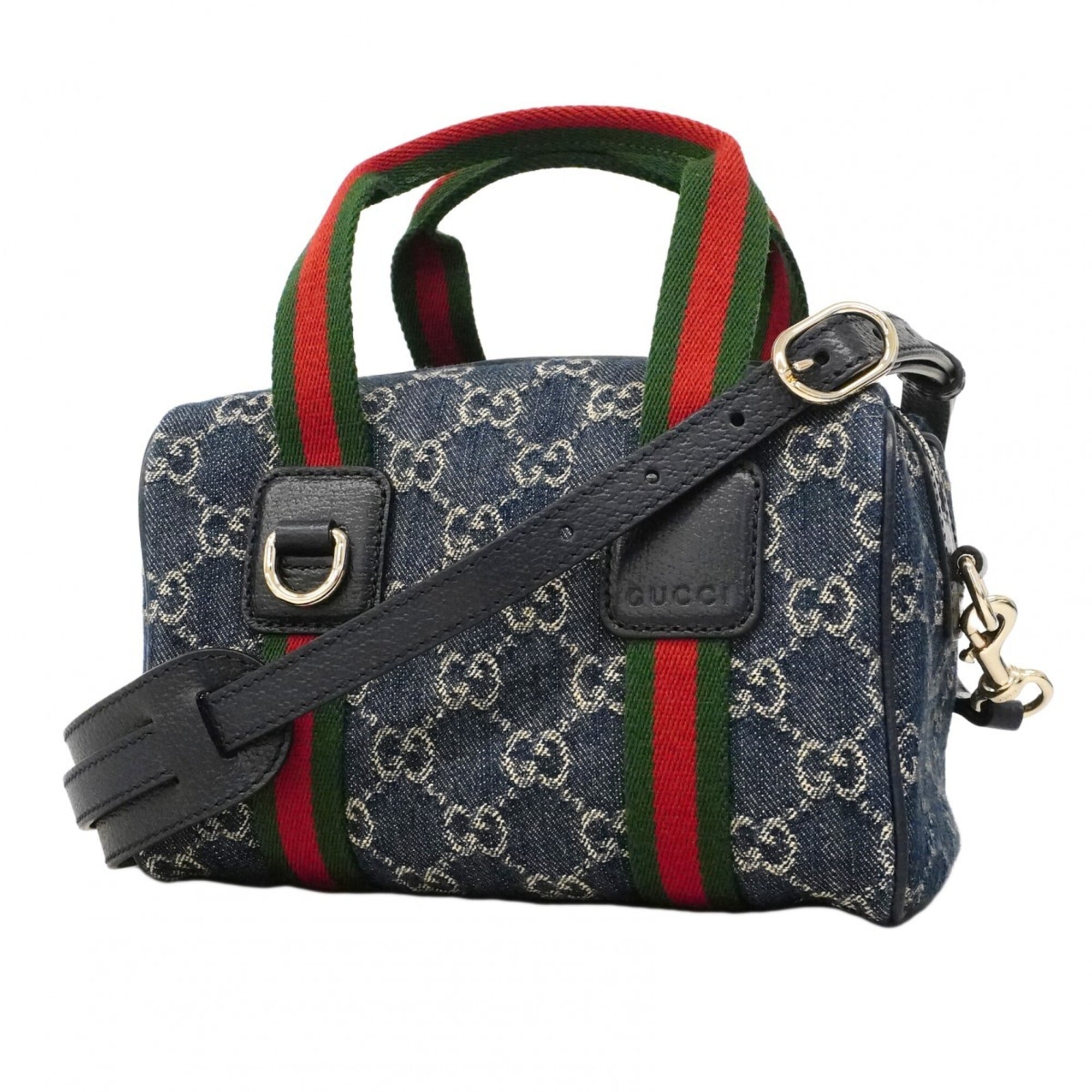 Gucci Blue Denim Handbag (Pre-Owned)