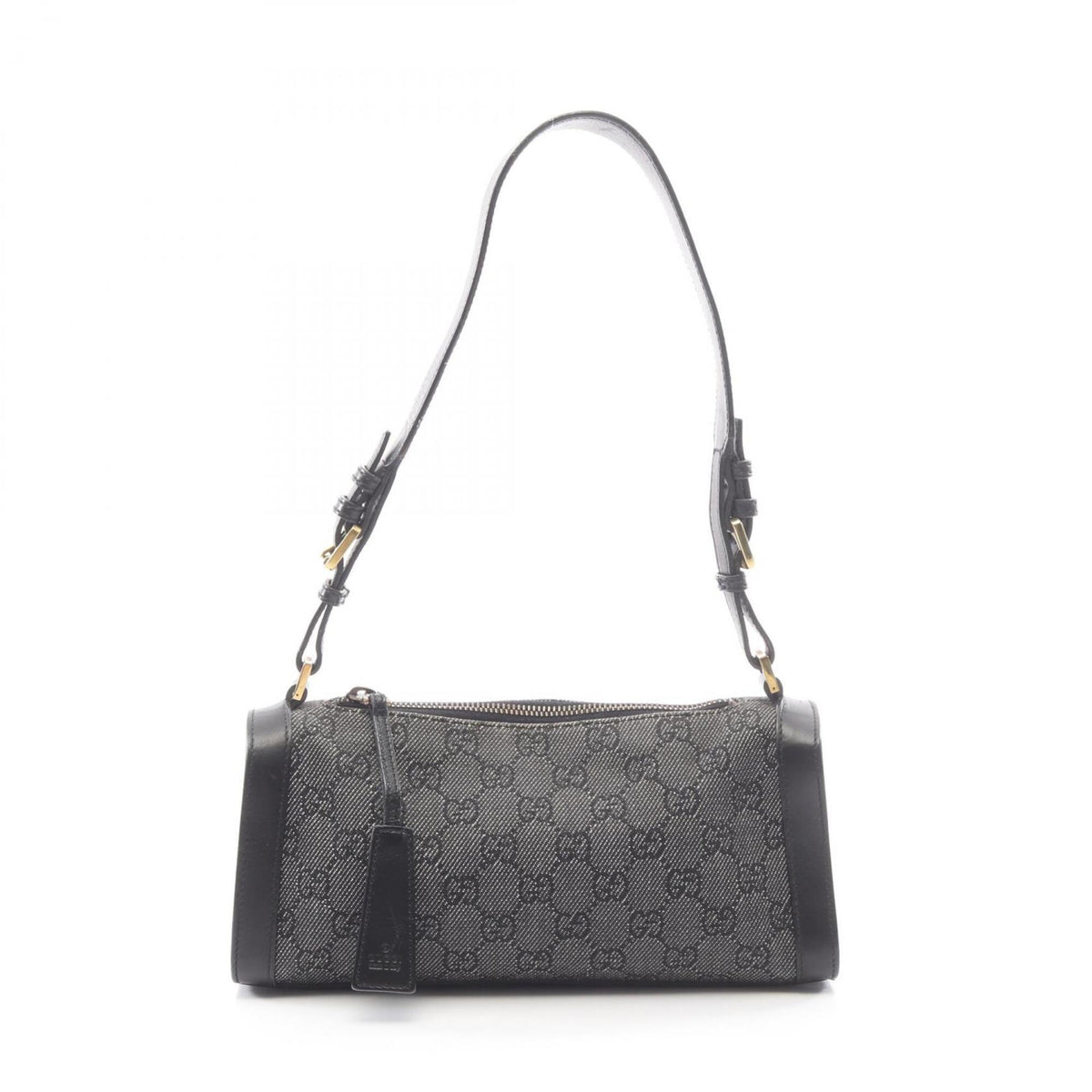 Gucci Black Denim Handbag Shoulder Bag (Pre-Owned)