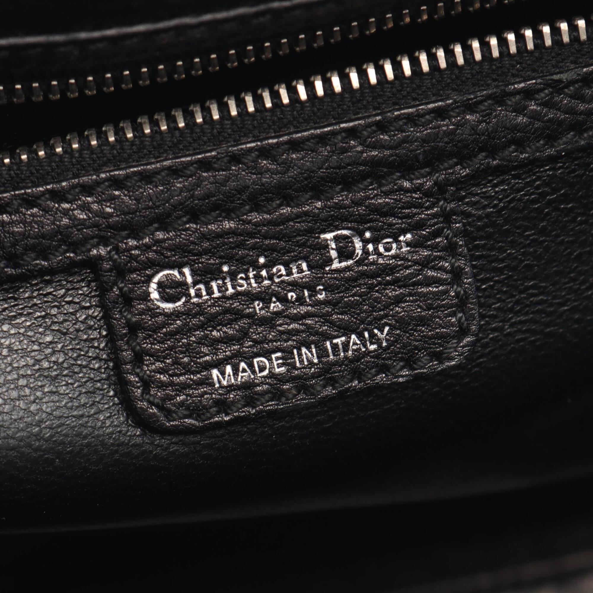 Christian Dior Black Leather Handbag (Pre-Owned)