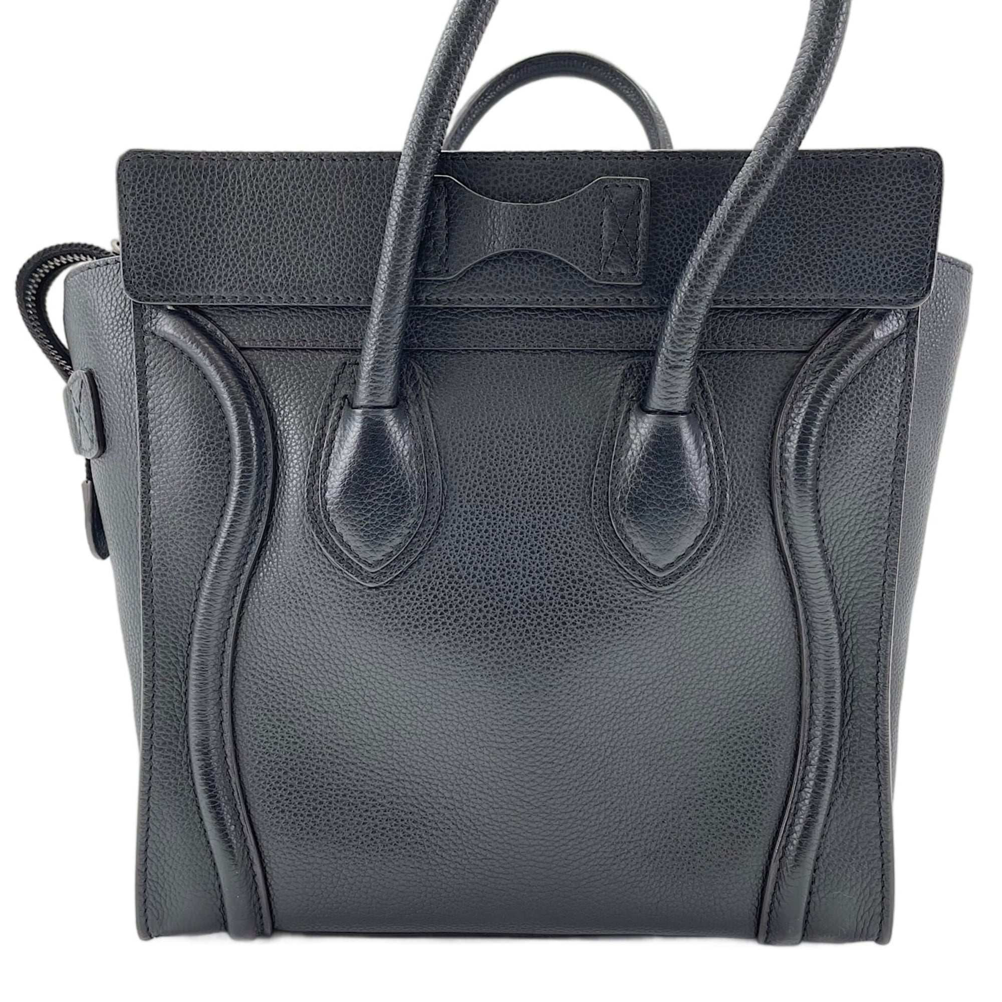 Celine Luggage Black Handbag (Pre-Owned)