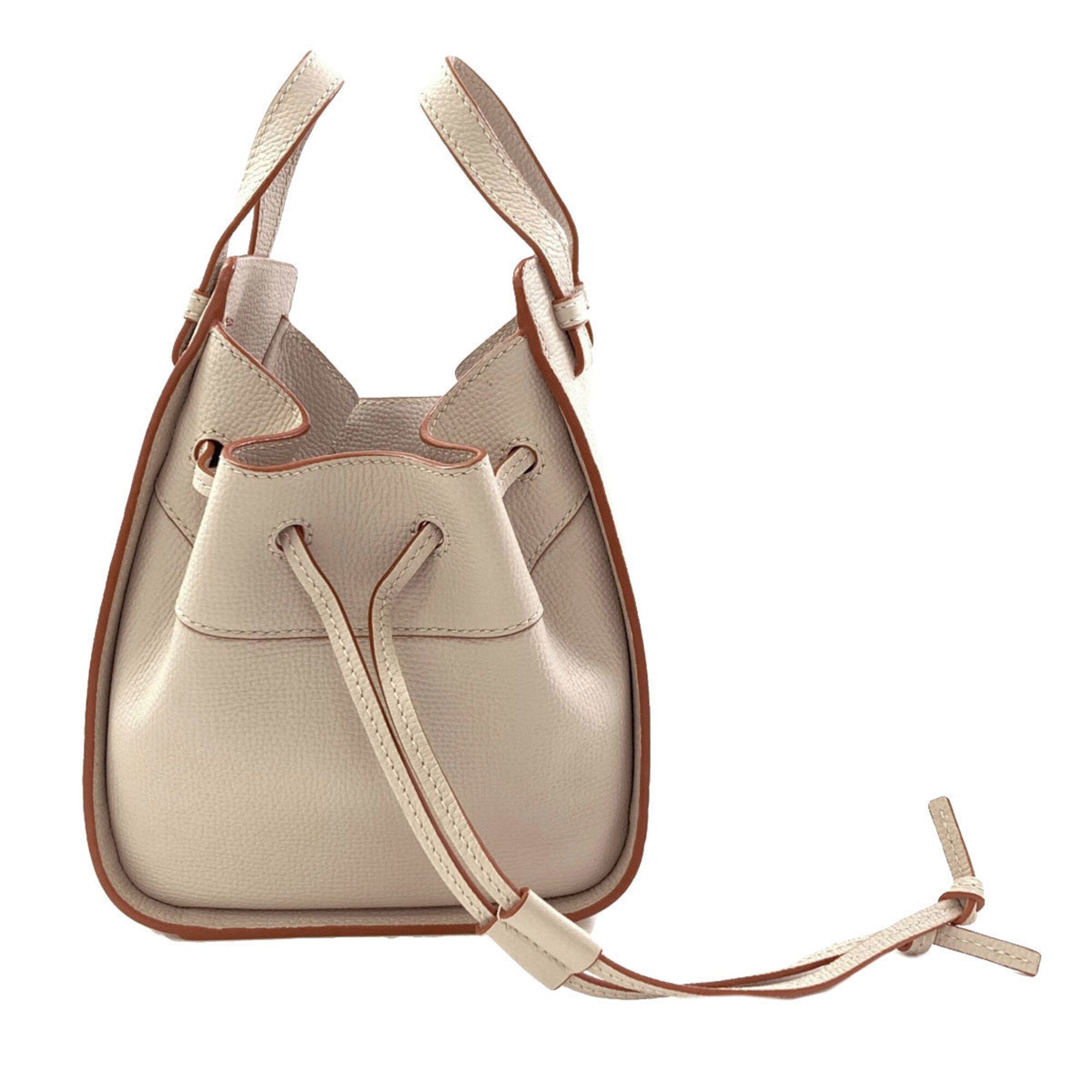 Loewe Beige Leather Handbag (Pre-Owned)