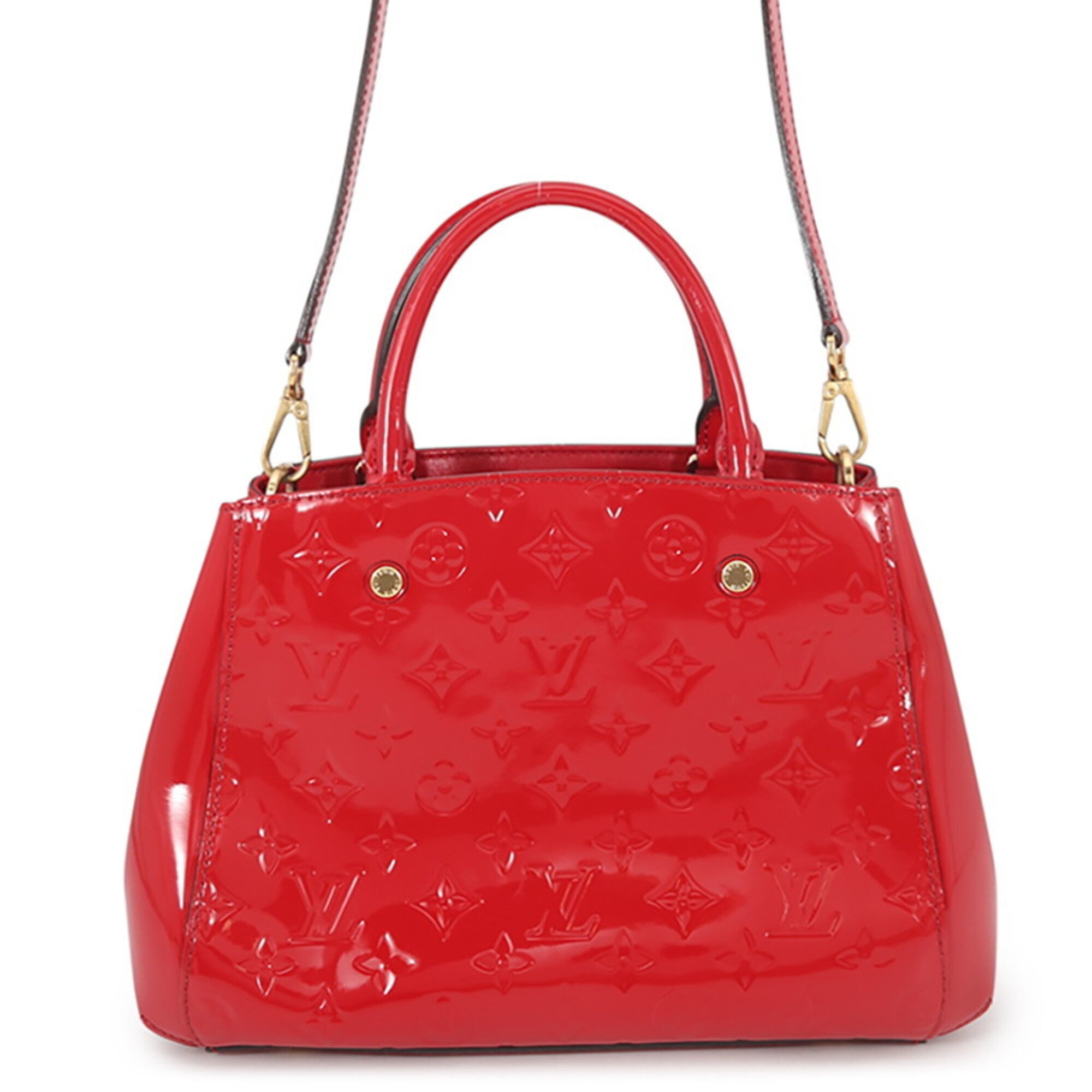 Louis Vuitton Monogram Vernis Indian Rose Monogram Vernis Handbag Shoulder Bag (Pre-Owned)